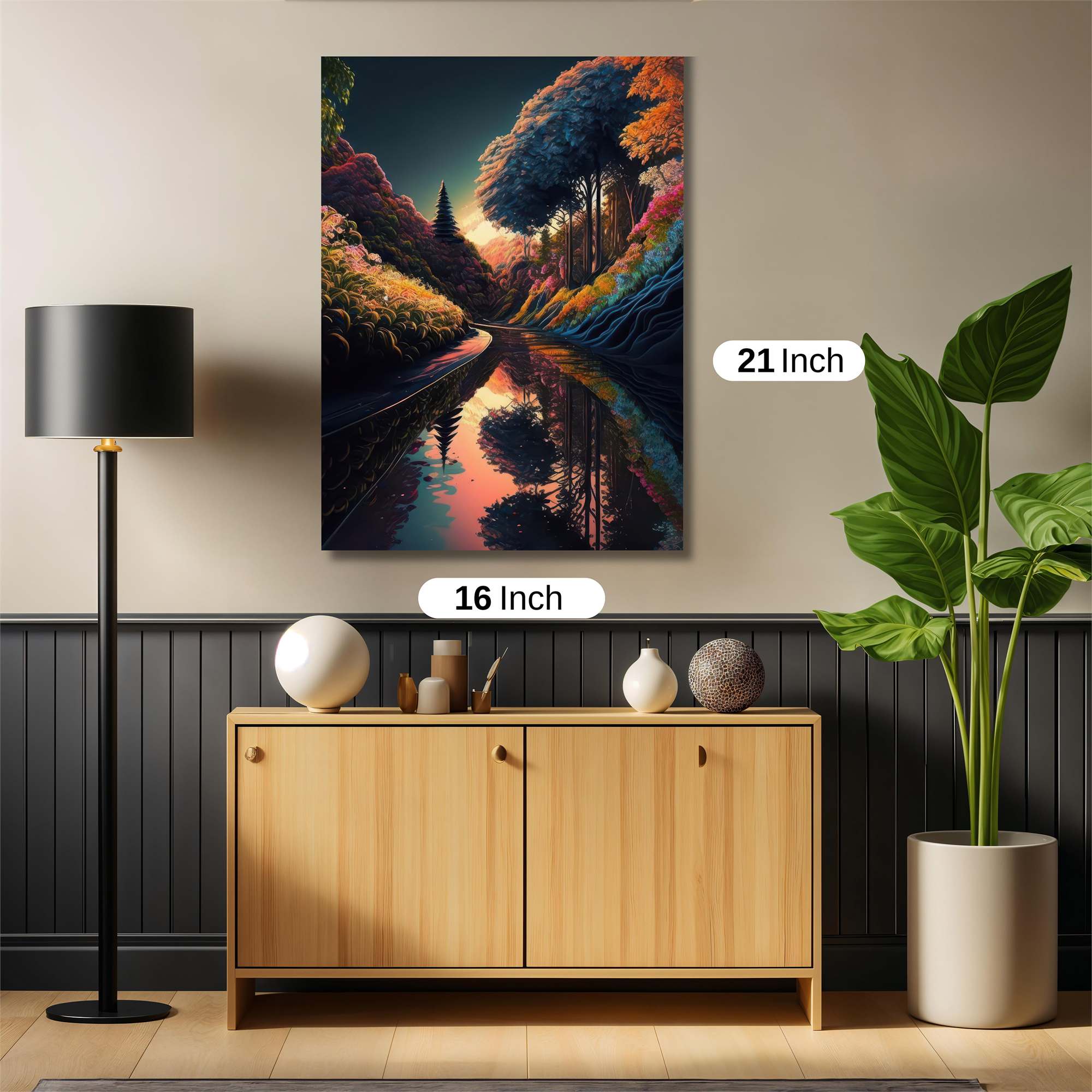 Sunset Serenity Safe Wall Magnetic / M