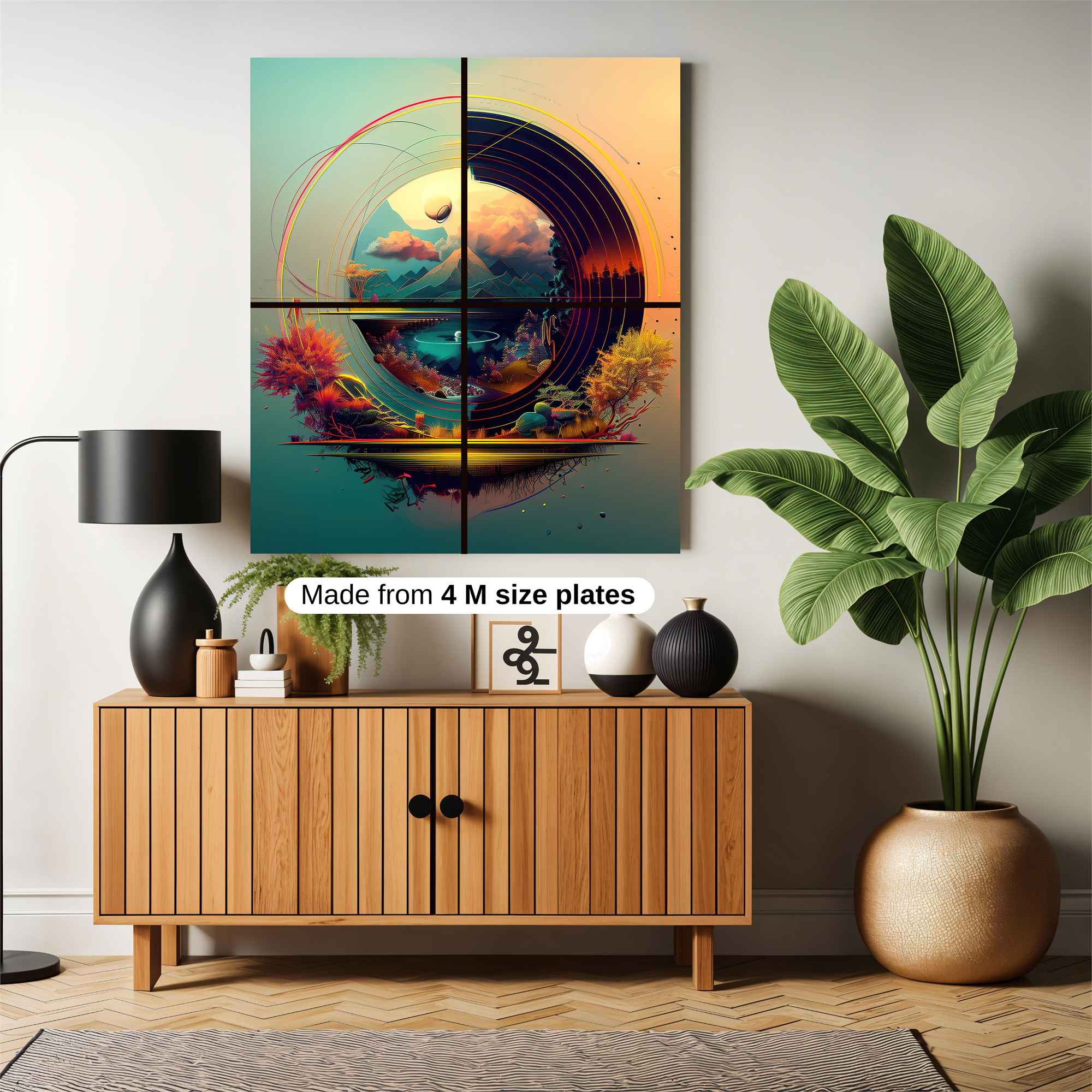 Cityscape Mind Safe Wall Magnetic / M