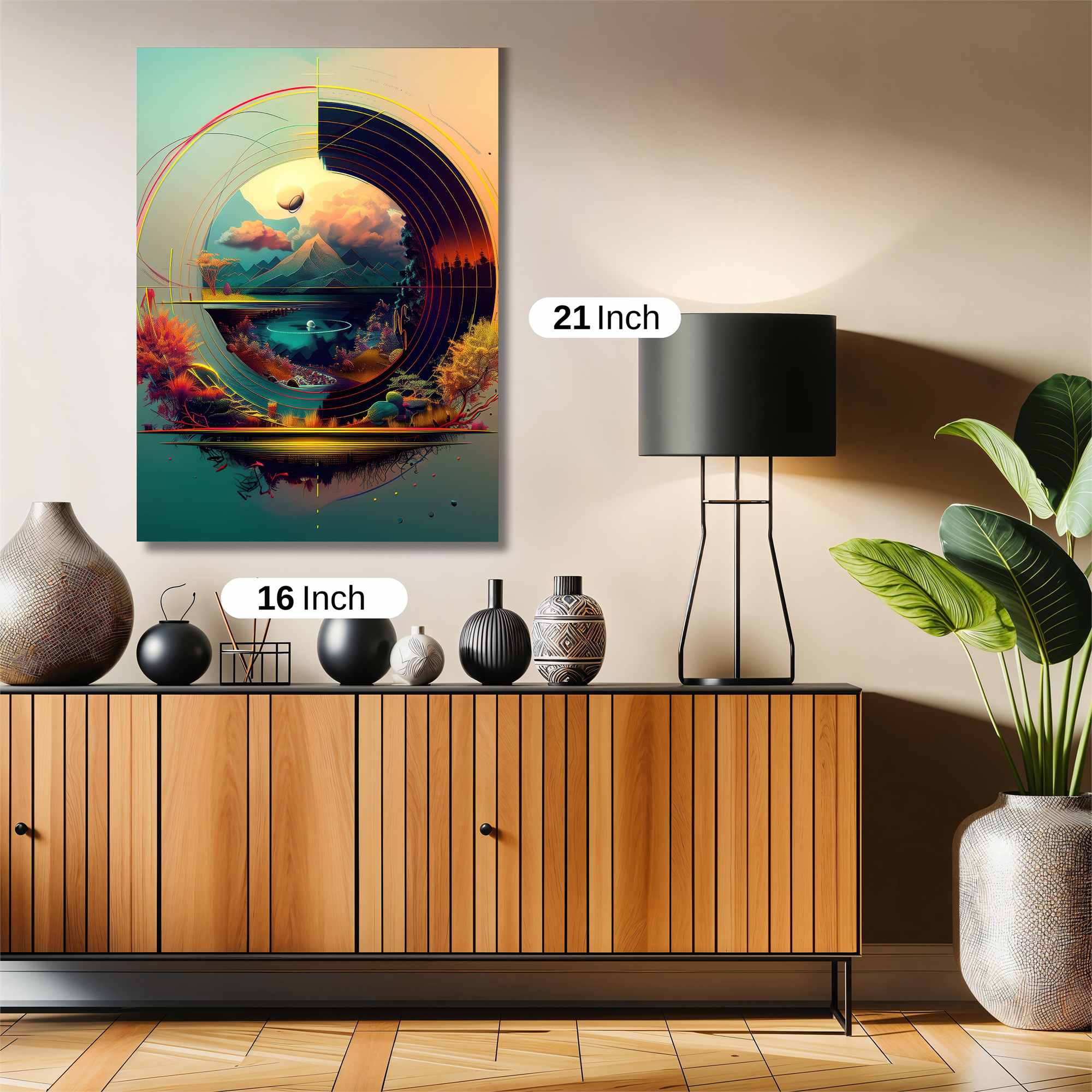 Cityscape Mind Safe Wall Magnetic / M