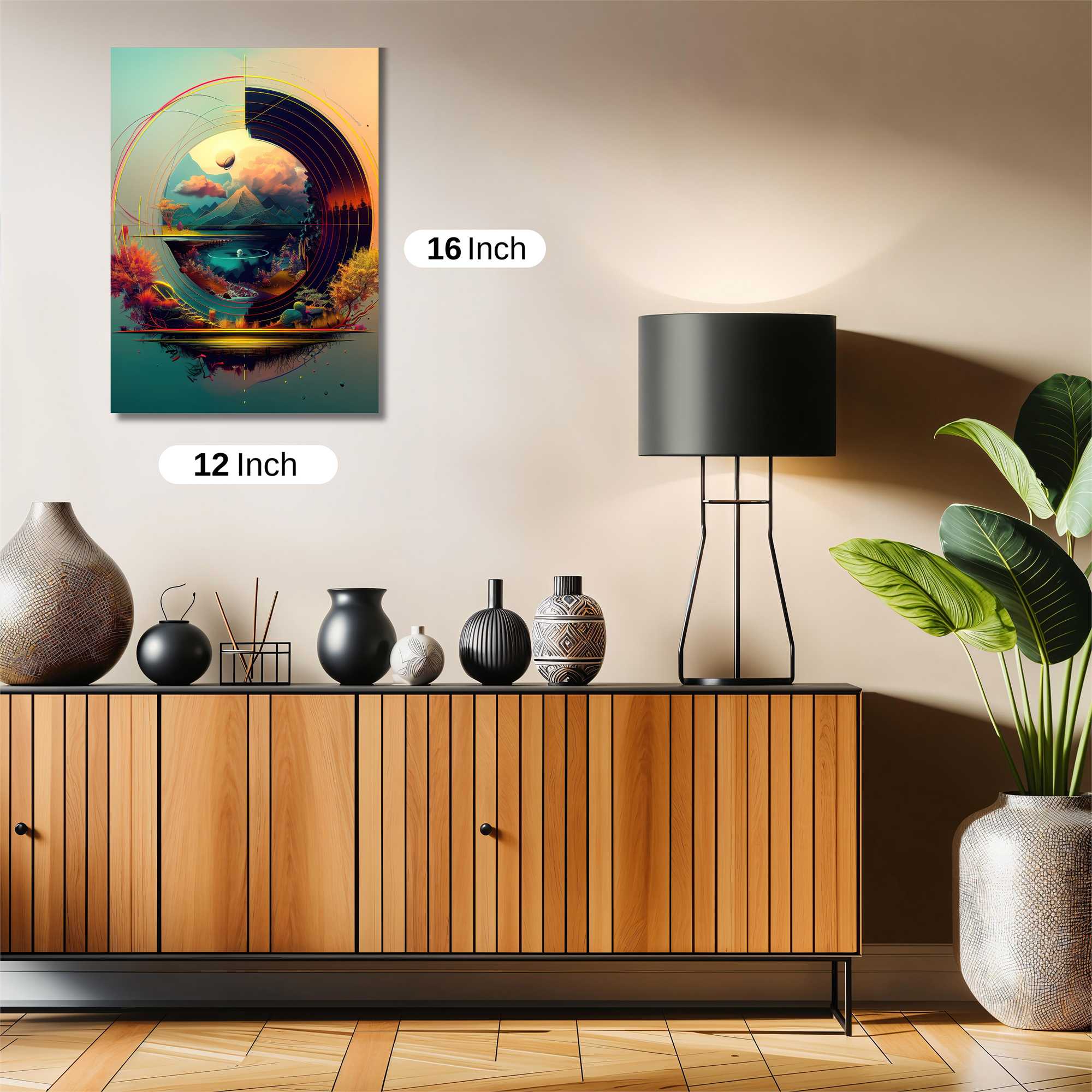 Cityscape Mind Safe Wall Magnetic / M