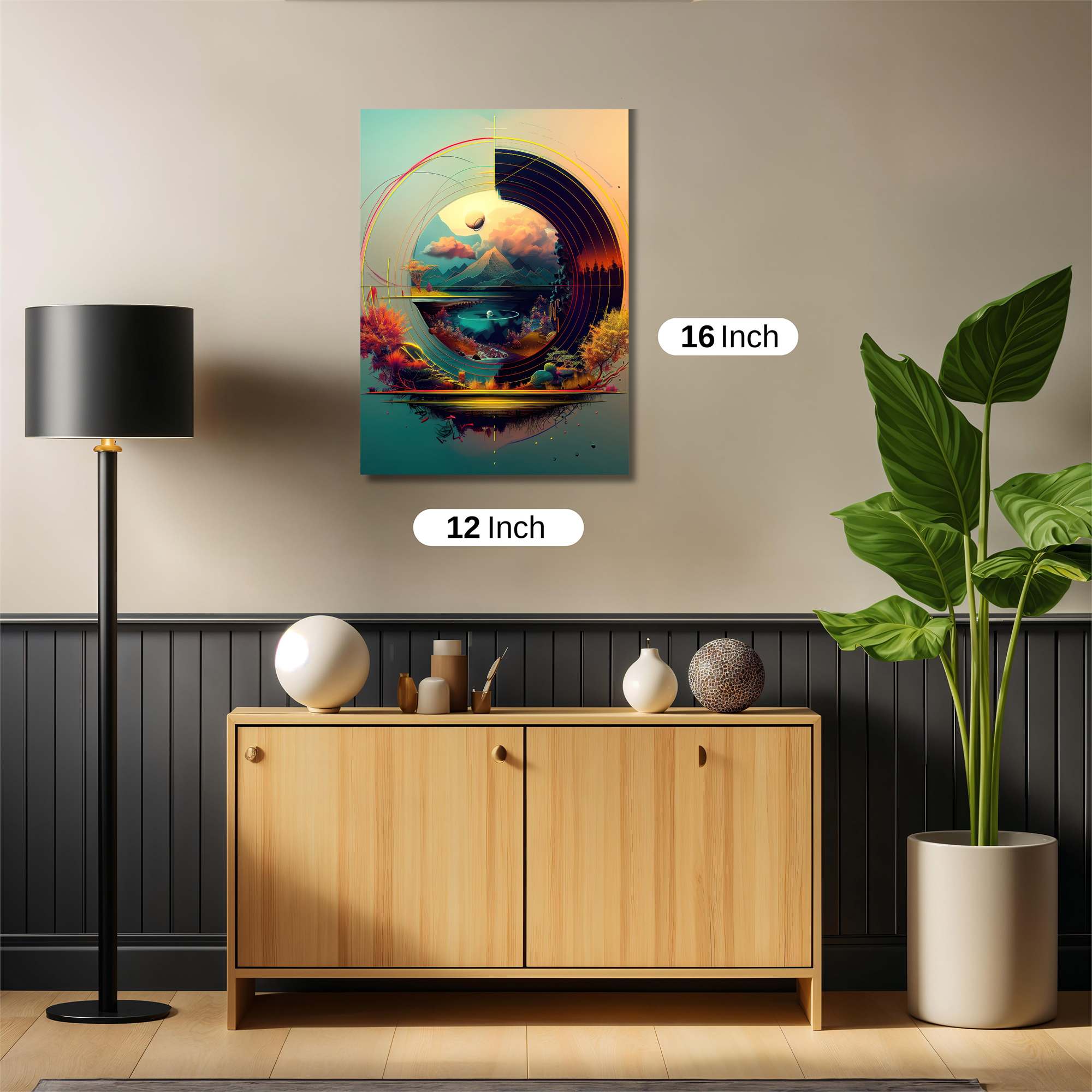 Cityscape Mind Safe Wall Magnetic / M