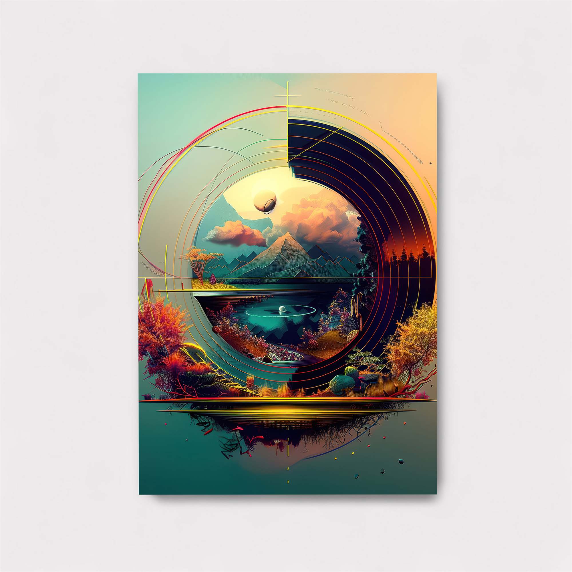 Cityscape Mind Safe Wall Magnetic / M