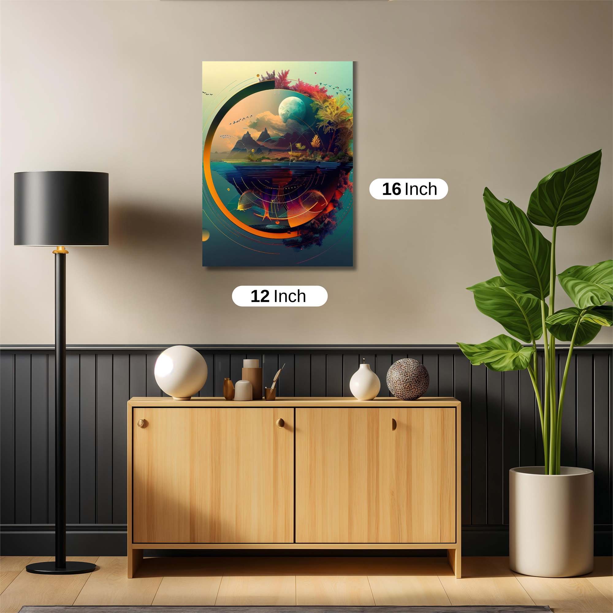 Island Serenity Safe Wall Magnetic / M