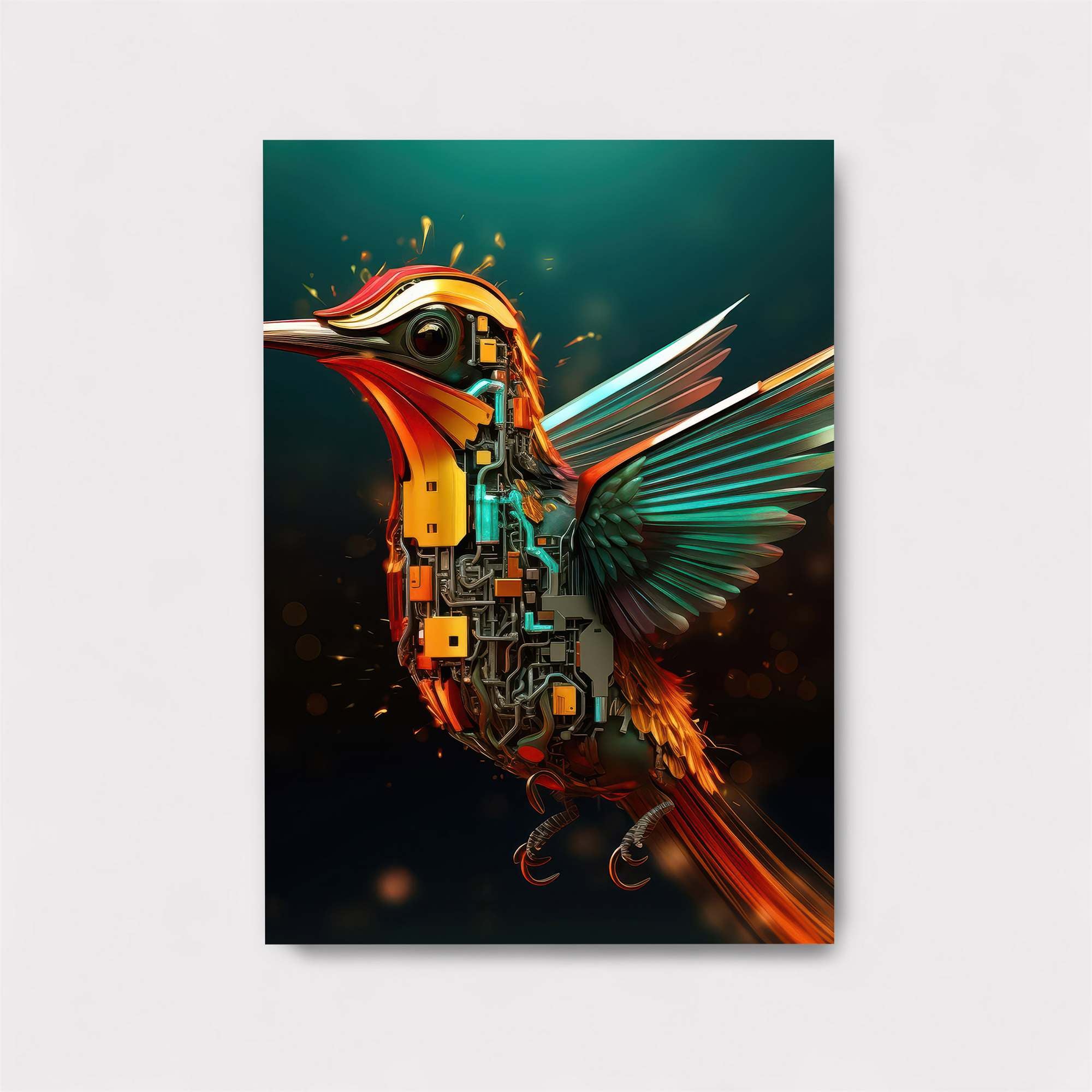 Robo-Hummingbird Safe Wall Magnetic / M