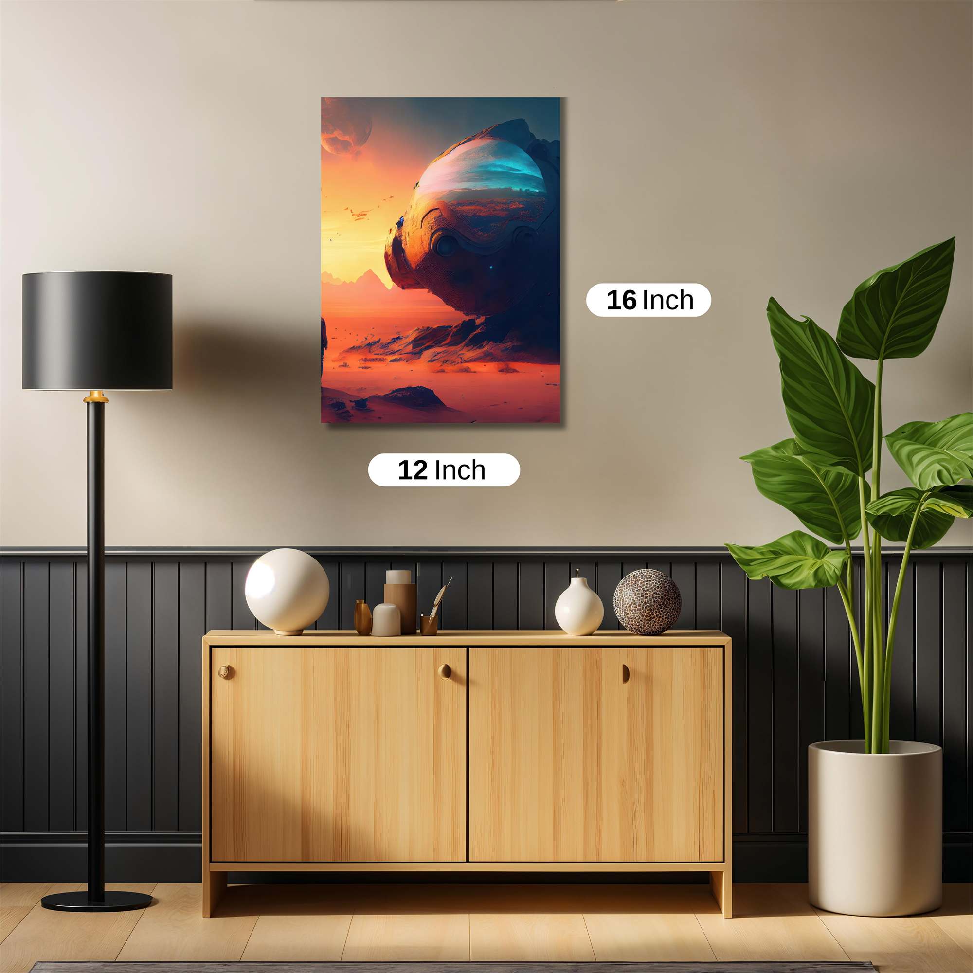 Alien Solitude Safe Wall Magnetic / M