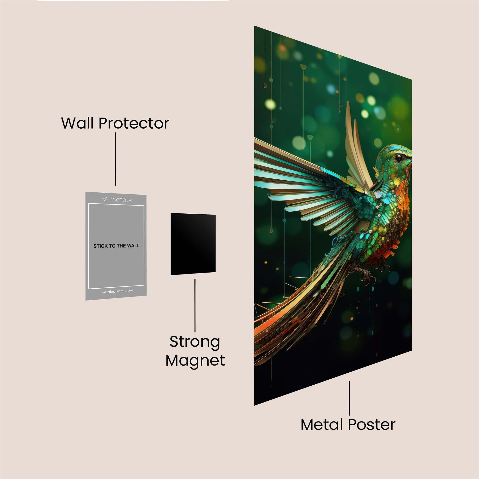 Cat Heist Safe Wall Magnetic / M