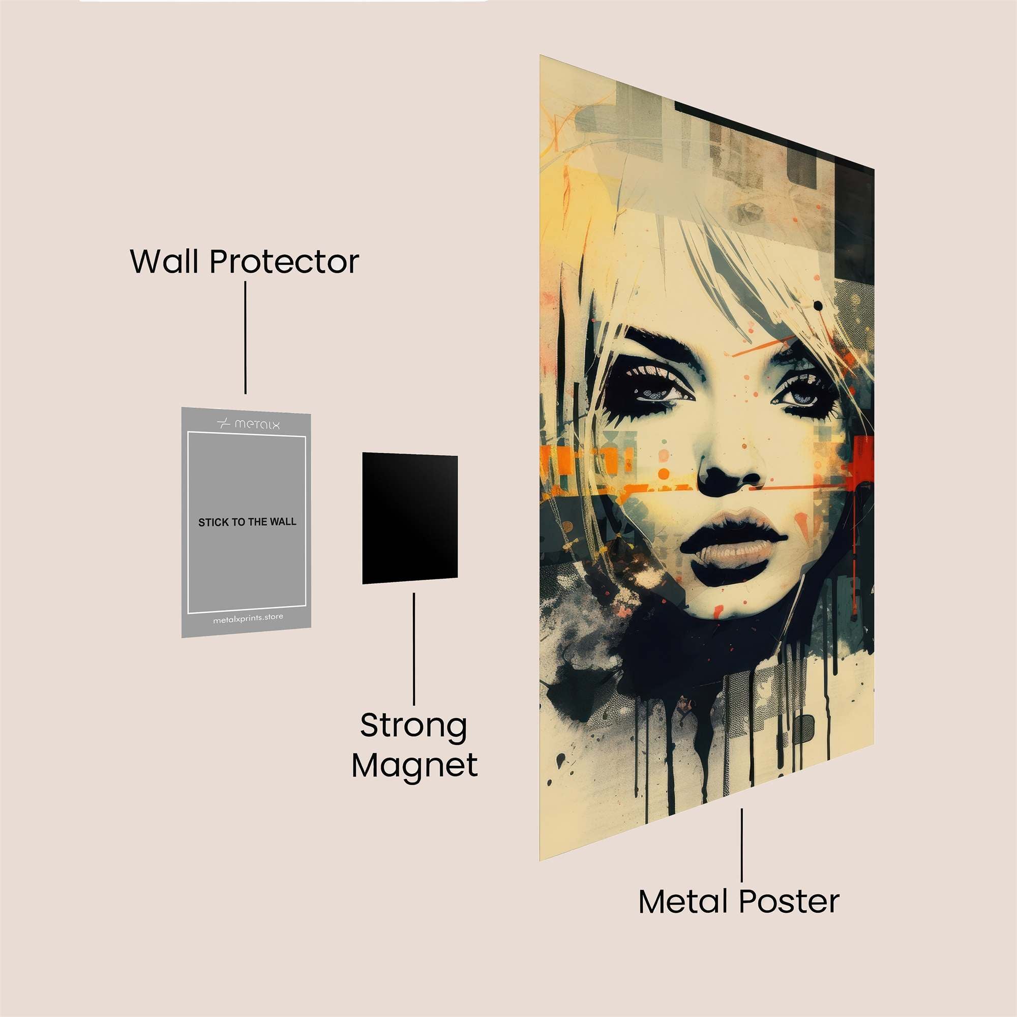 Shark Menace Safe Wall Magnetic / M