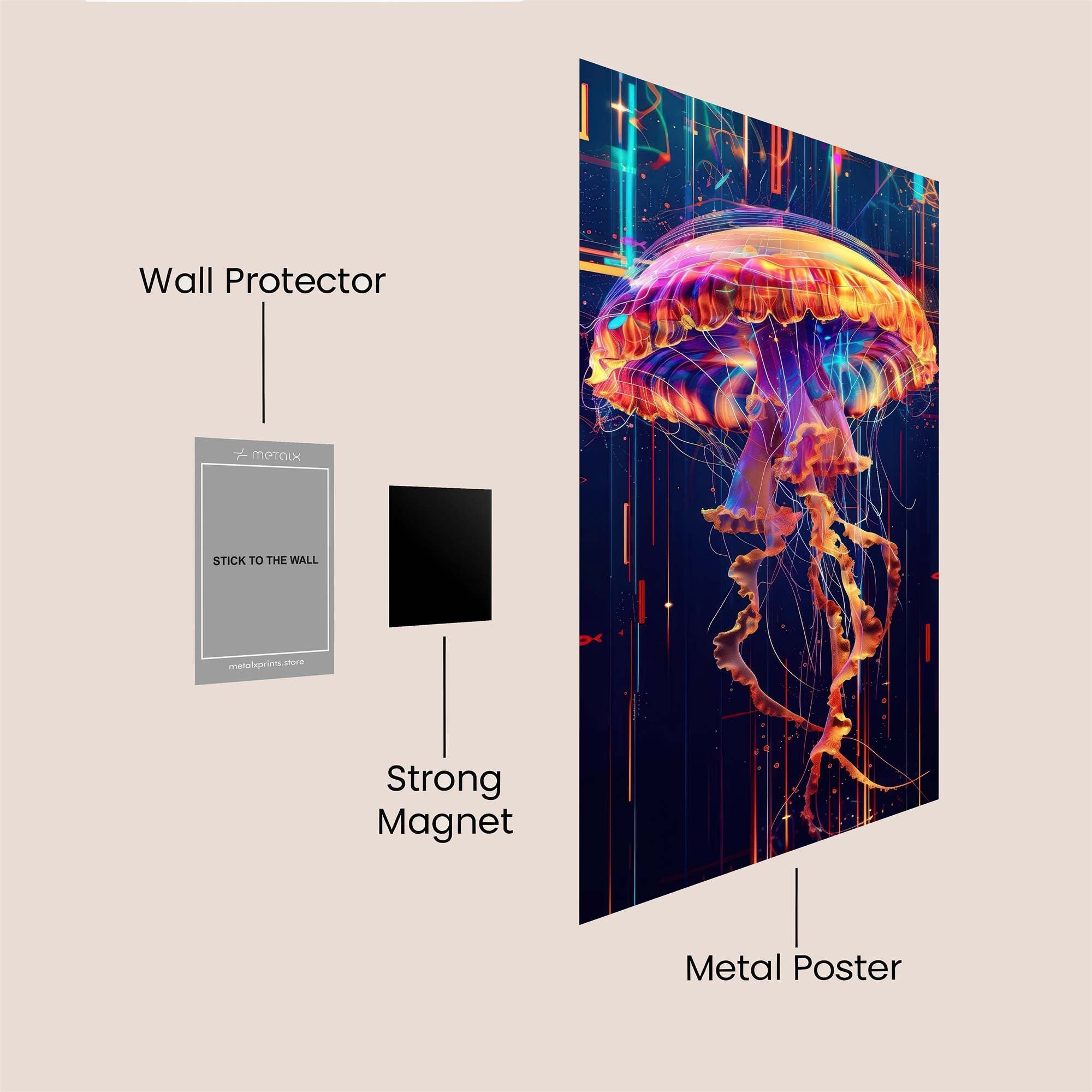 Beef Bliss Safe Wall Magnetic / M