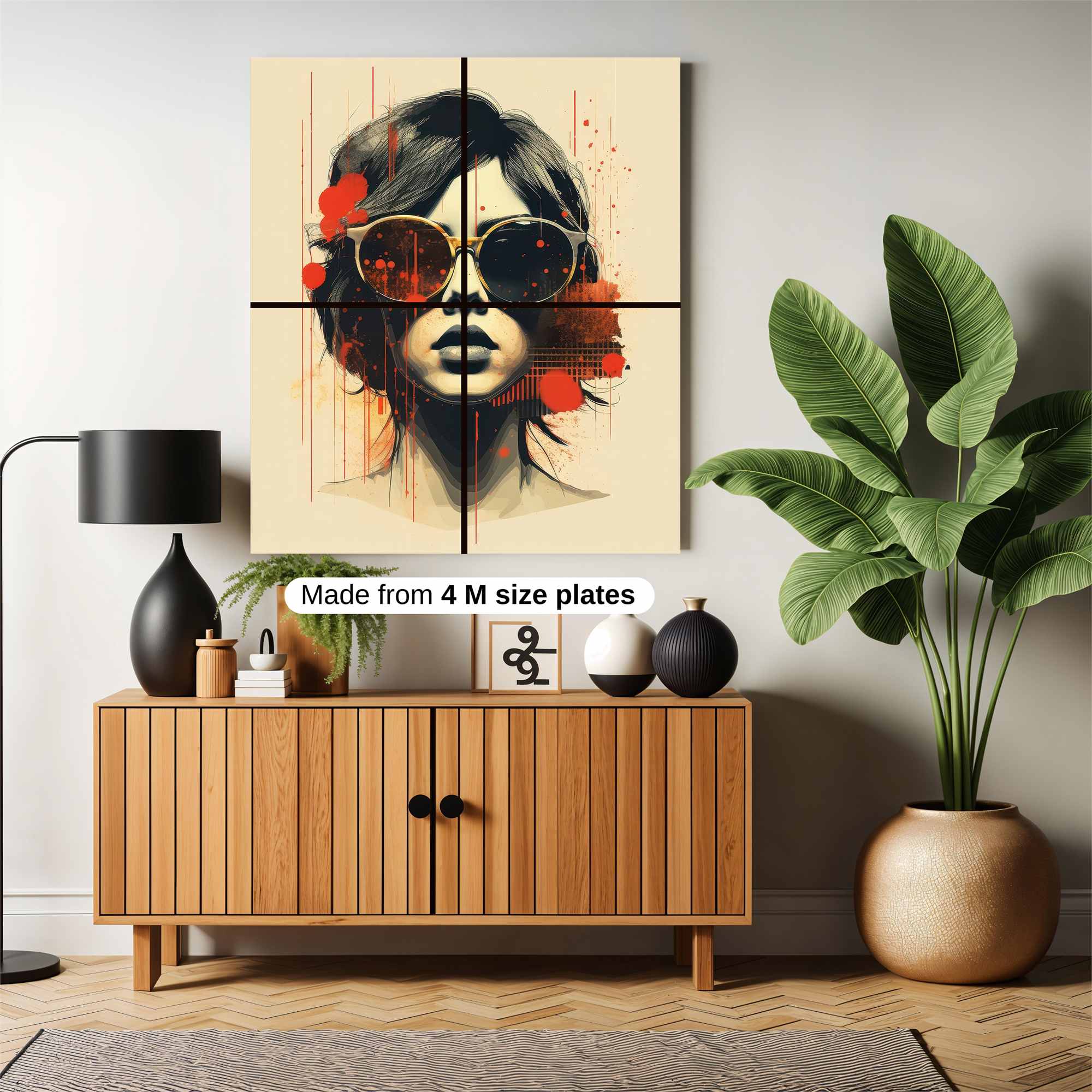 Retro Vibe Safe Wall Magnetic / M