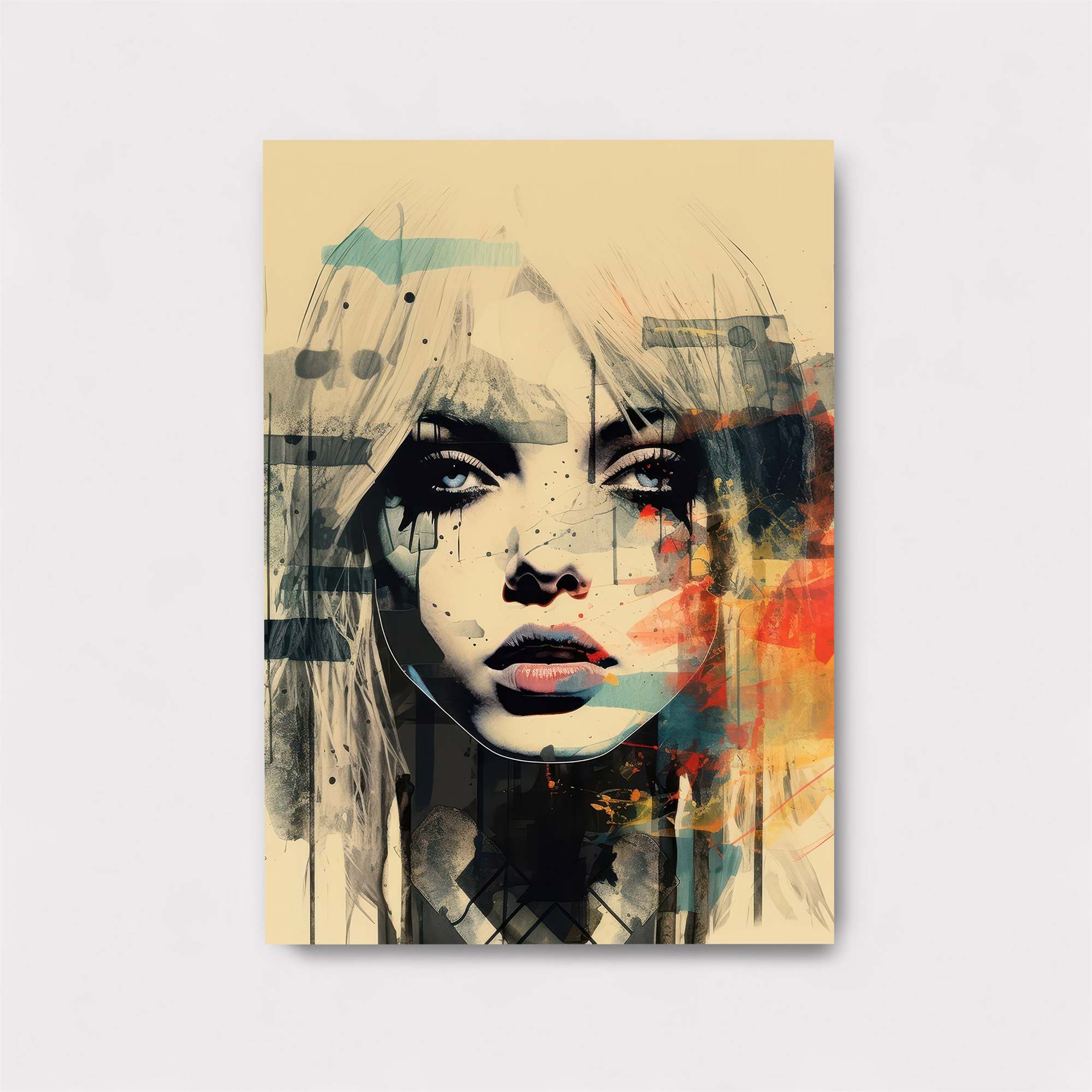 Abstract Melancholy Safe Wall Magnetic / M