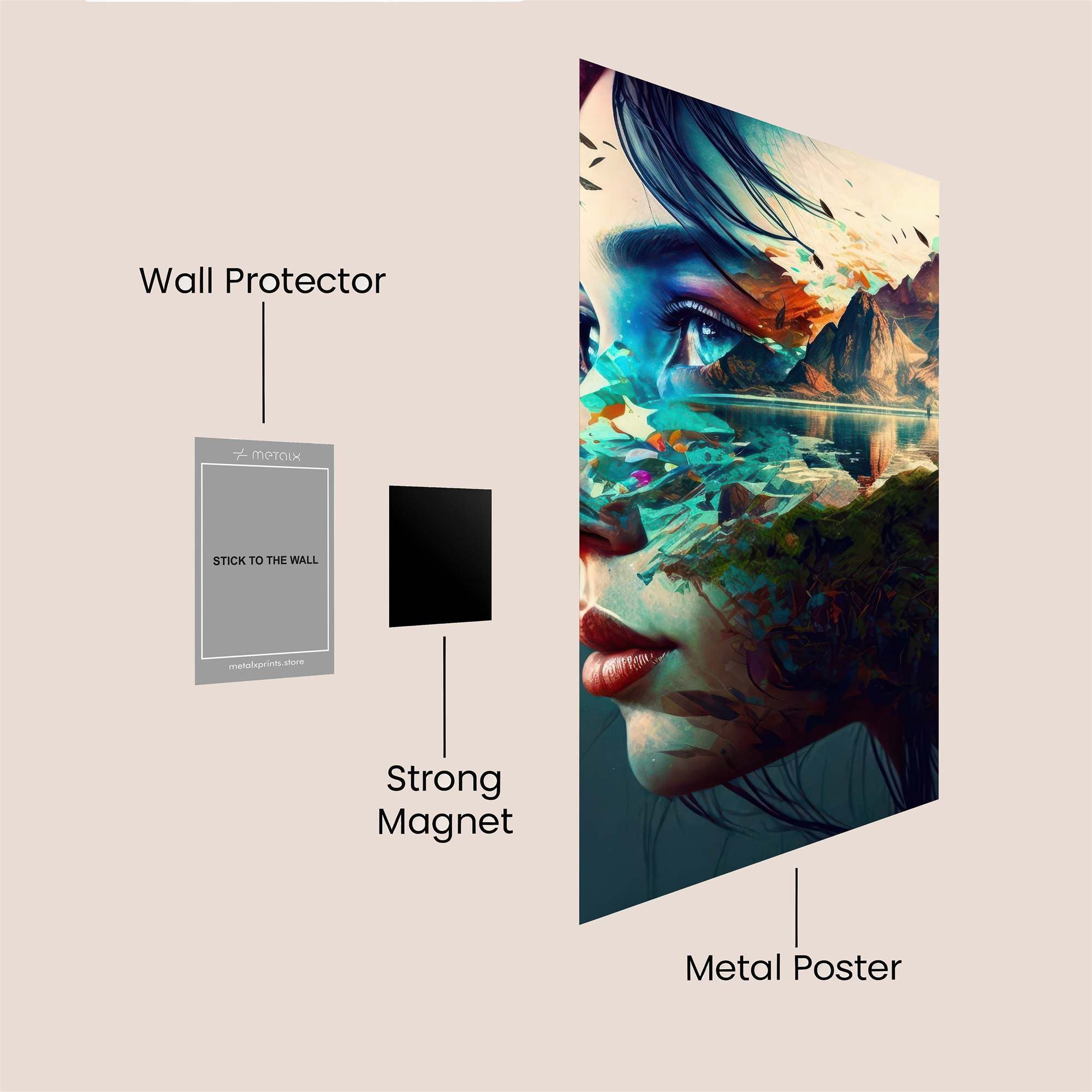 Nature'sWhimsy Safe Wall Magnetic / M