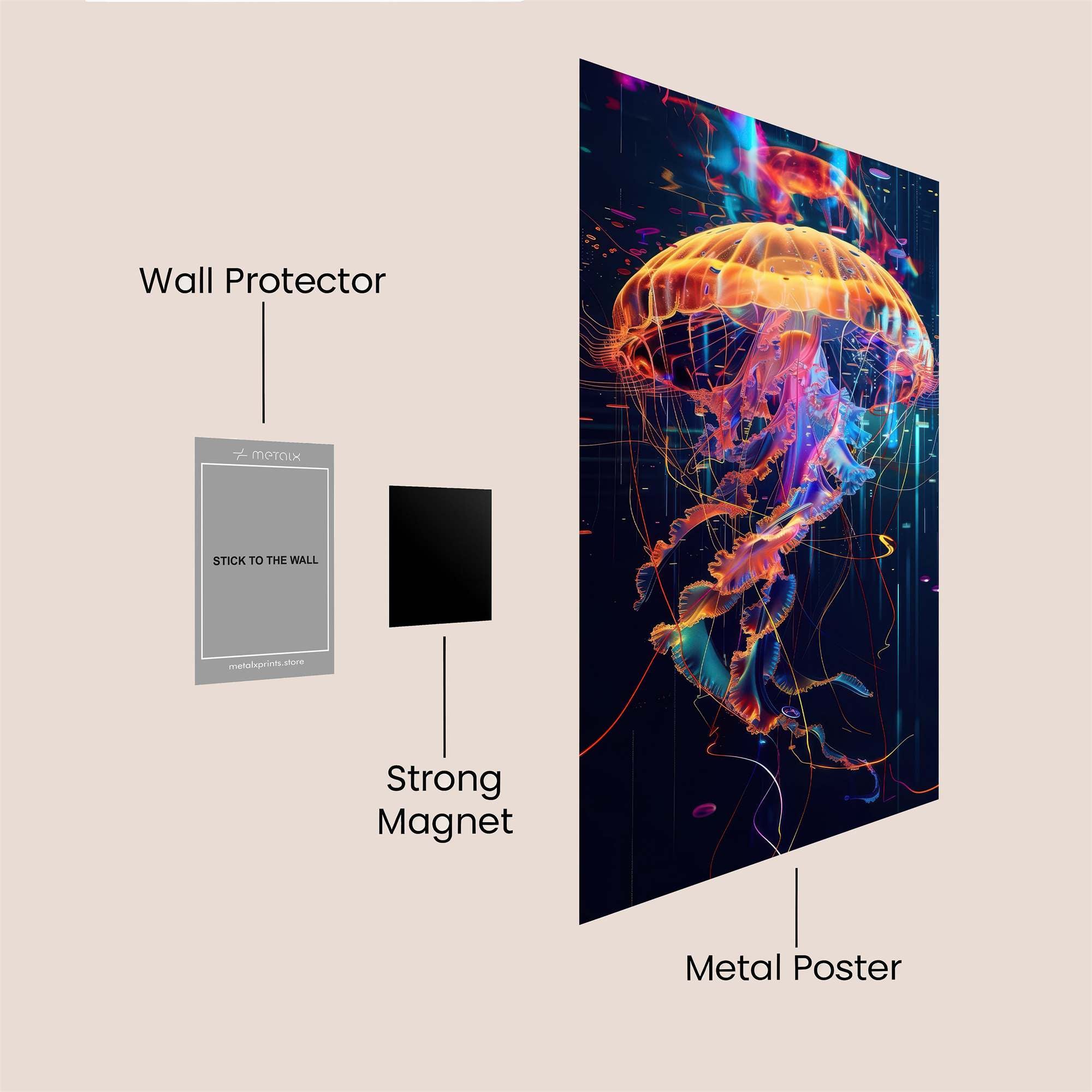 Darth Steampunk Safe Wall Magnetic / M