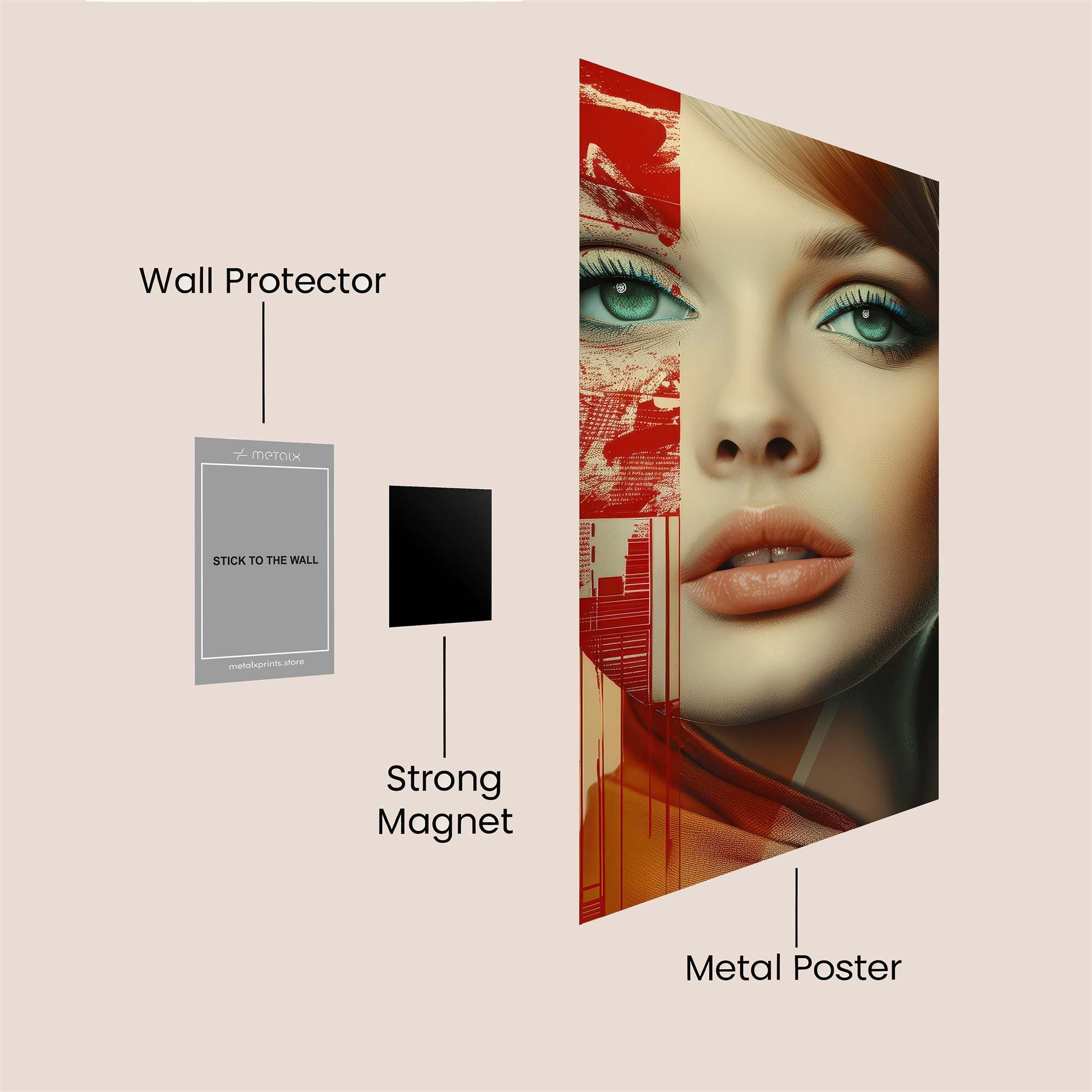Iron Radiance Safe Wall Magnetic / M