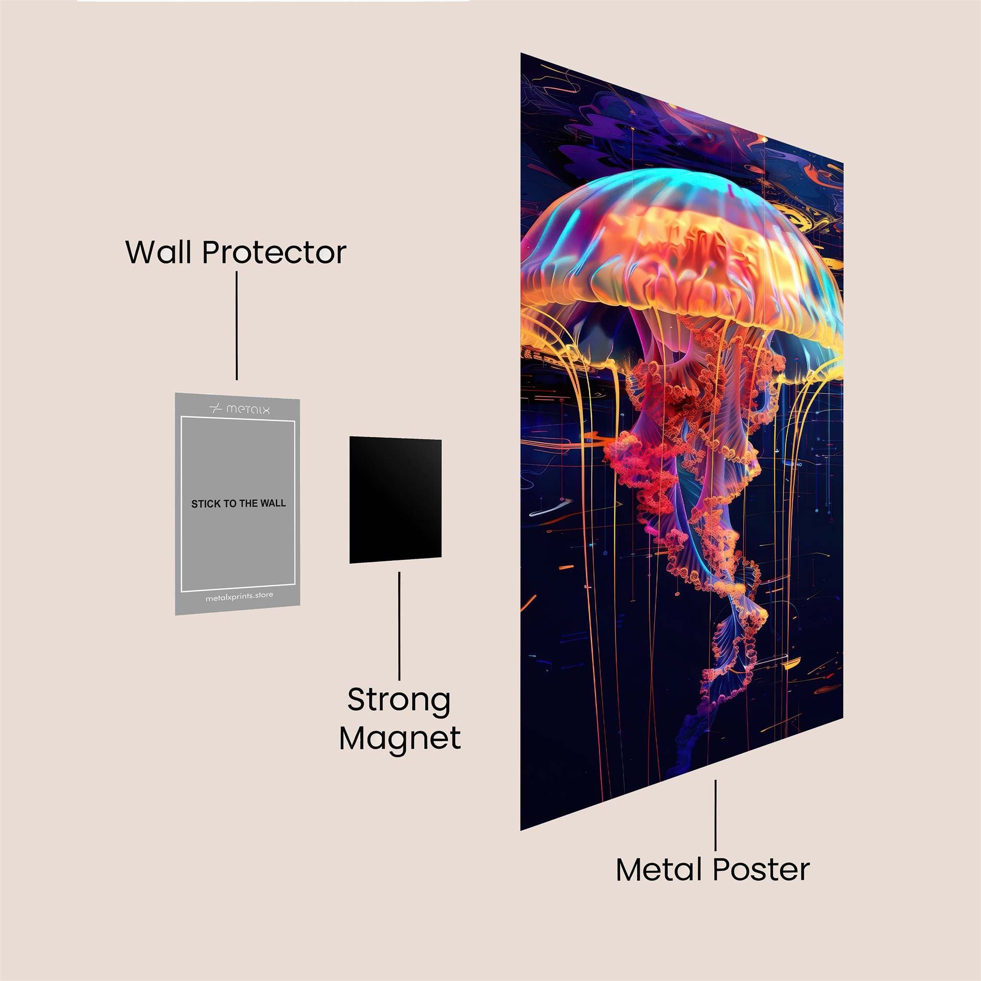 Castle Serenity Safe Wall Magnetic / M