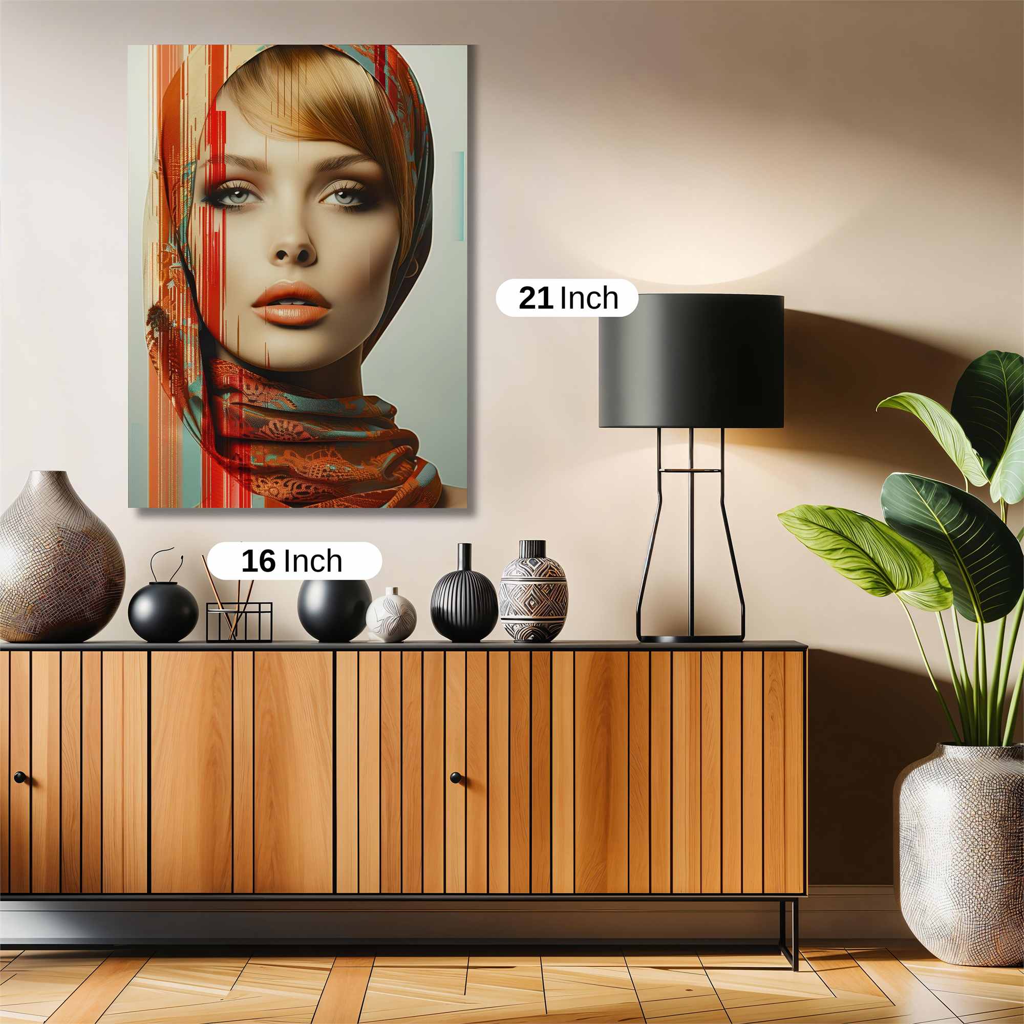 Veiled Serenity Safe Wall Magnetic / M