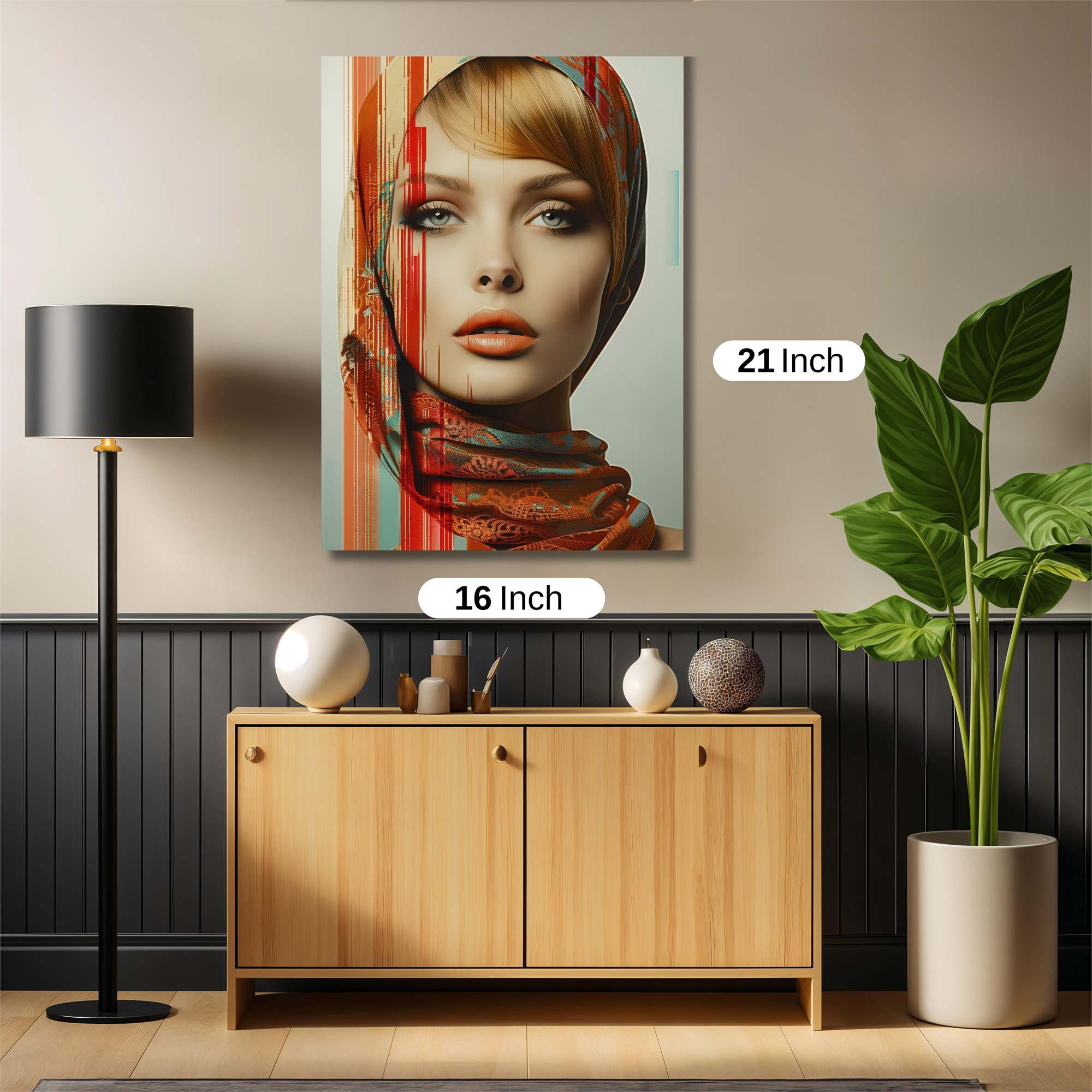 Veiled Serenity Safe Wall Magnetic / M