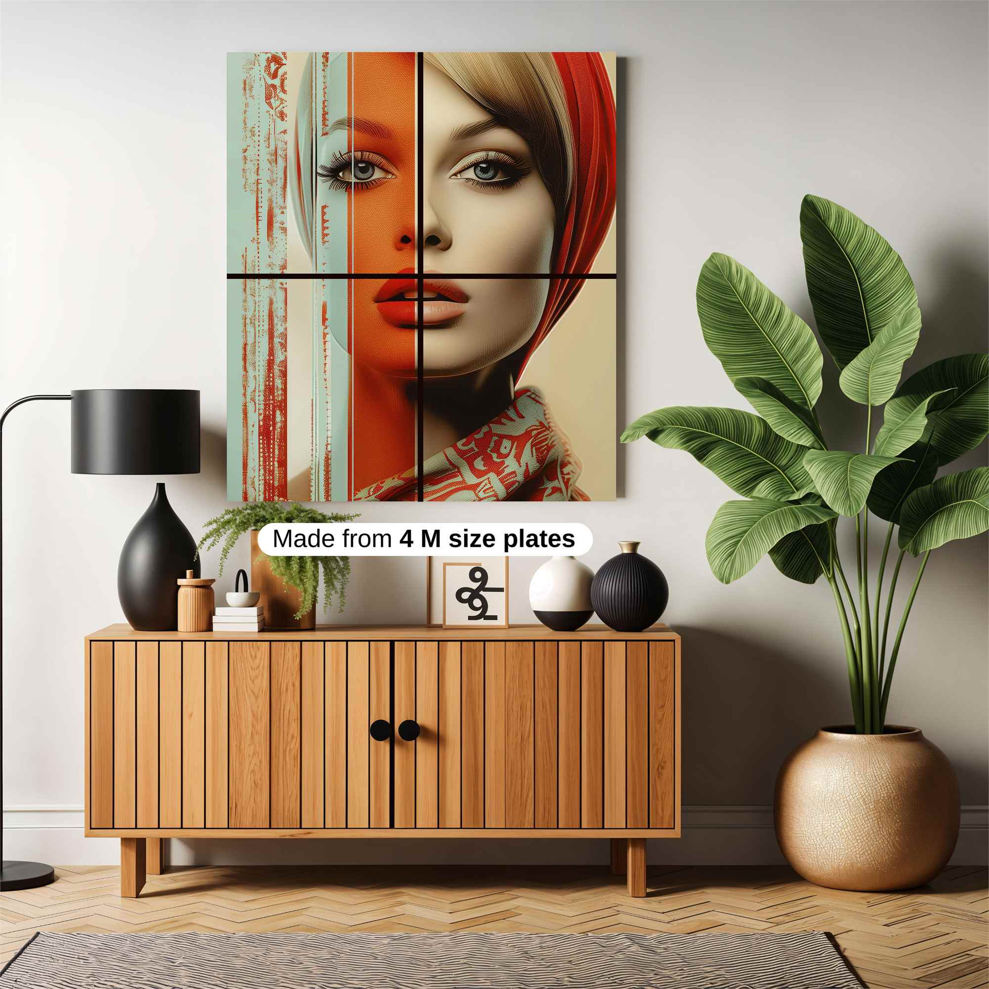 Retro Elegance Safe Wall Magnetic / M