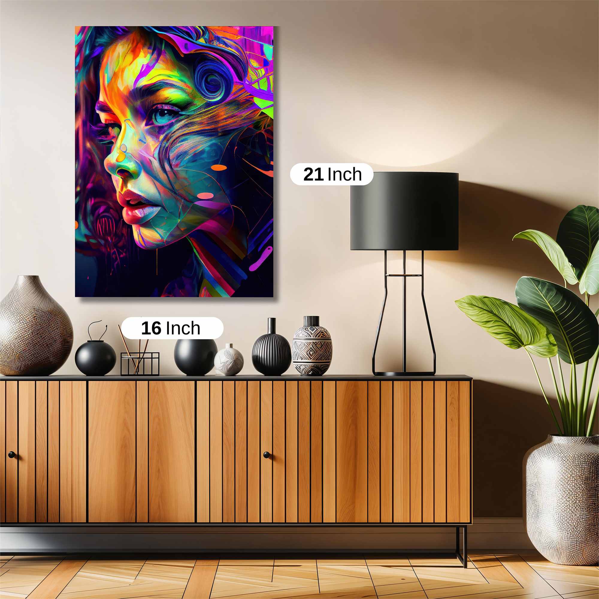 Psychedelic Muse Safe Wall Magnetic / M