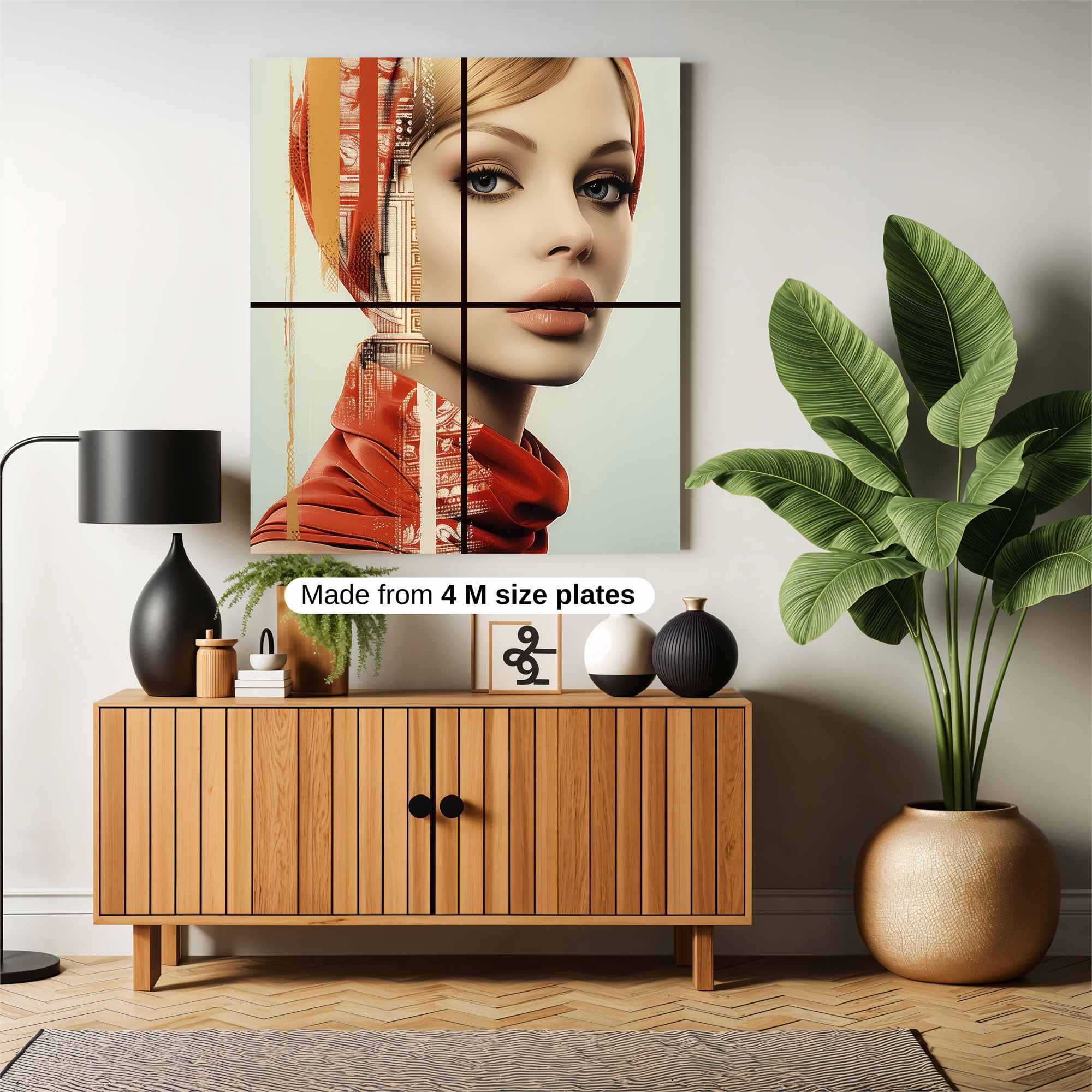 Headscarf Elegance Safe Wall Magnetic / M