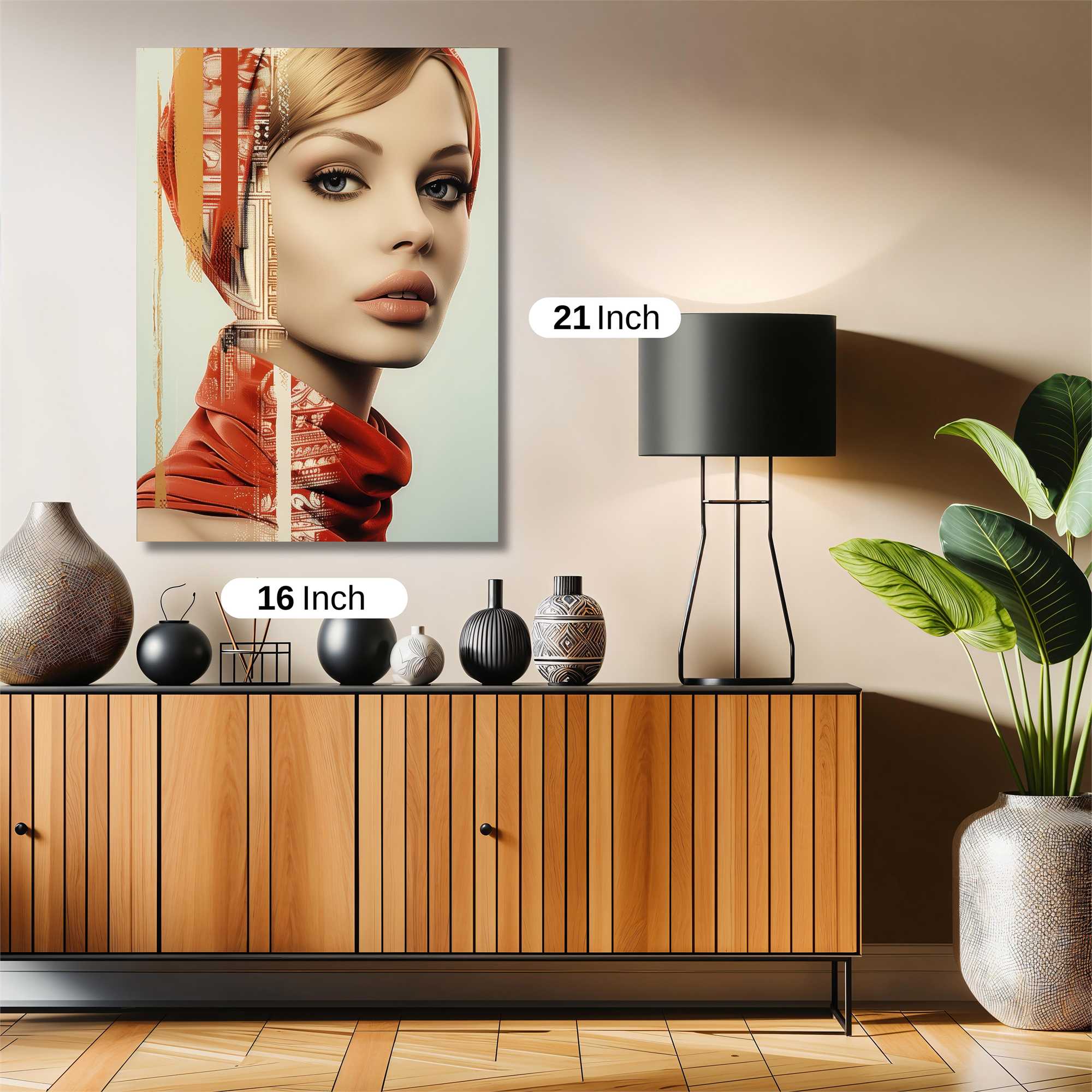 Headscarf Elegance Safe Wall Magnetic / M