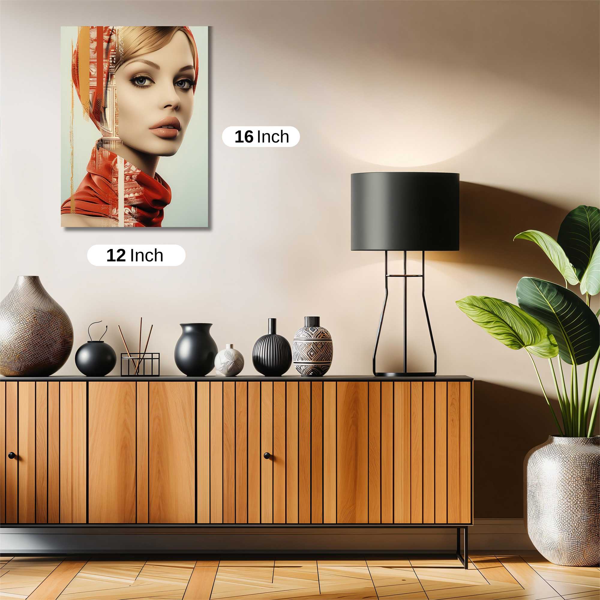 Headscarf Elegance Safe Wall Magnetic / M