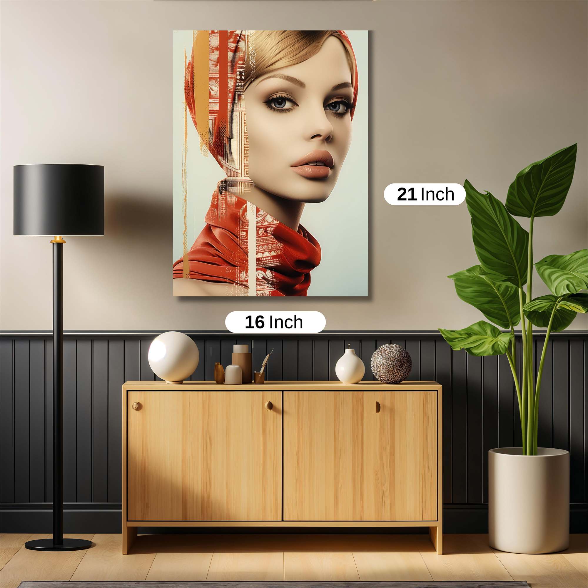 Headscarf Elegance Safe Wall Magnetic / M