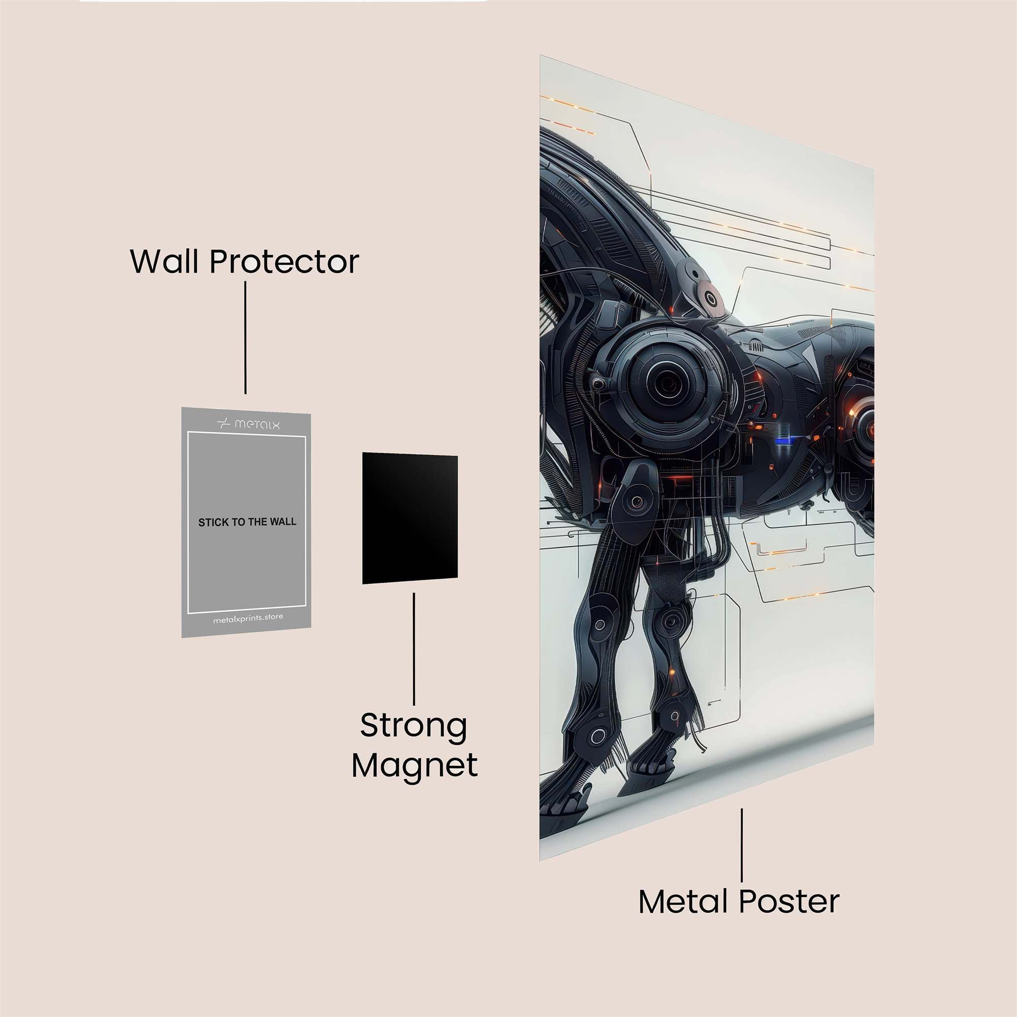 Yeti Whimsy Safe Wall Magnetic / M
