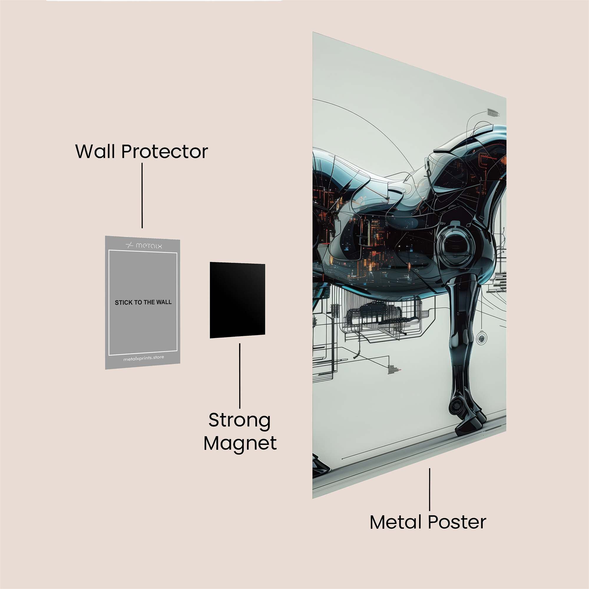 Wanderer's Twilight Safe Wall Magnetic / M
