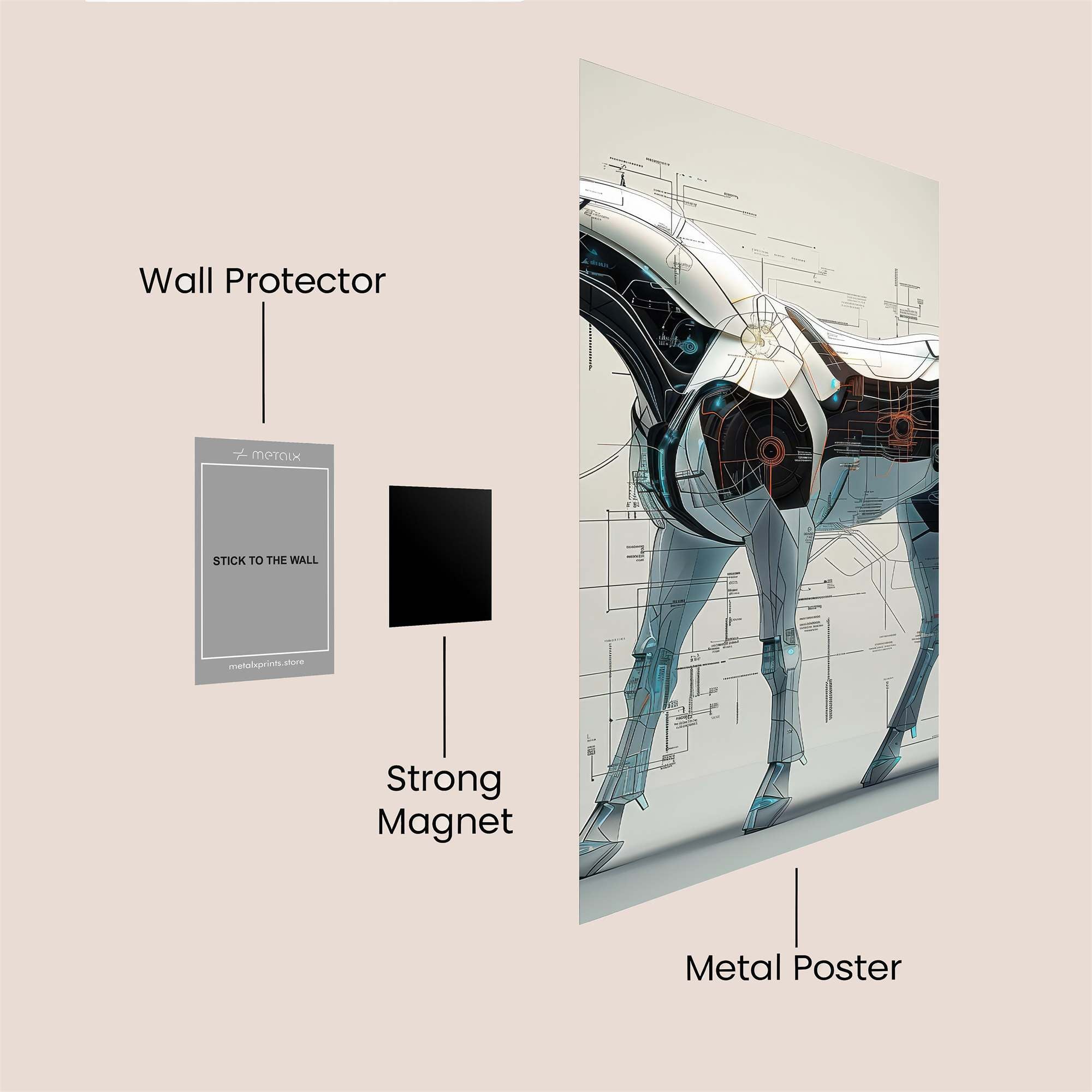 Industrial Majesty Safe Wall Magnetic / M