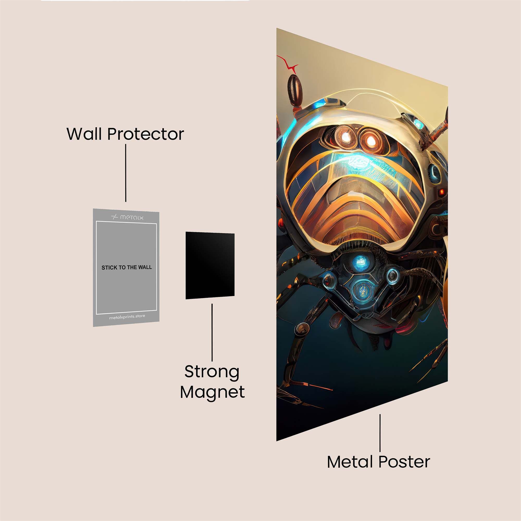 Vader Regal Safe Wall Magnetic / M