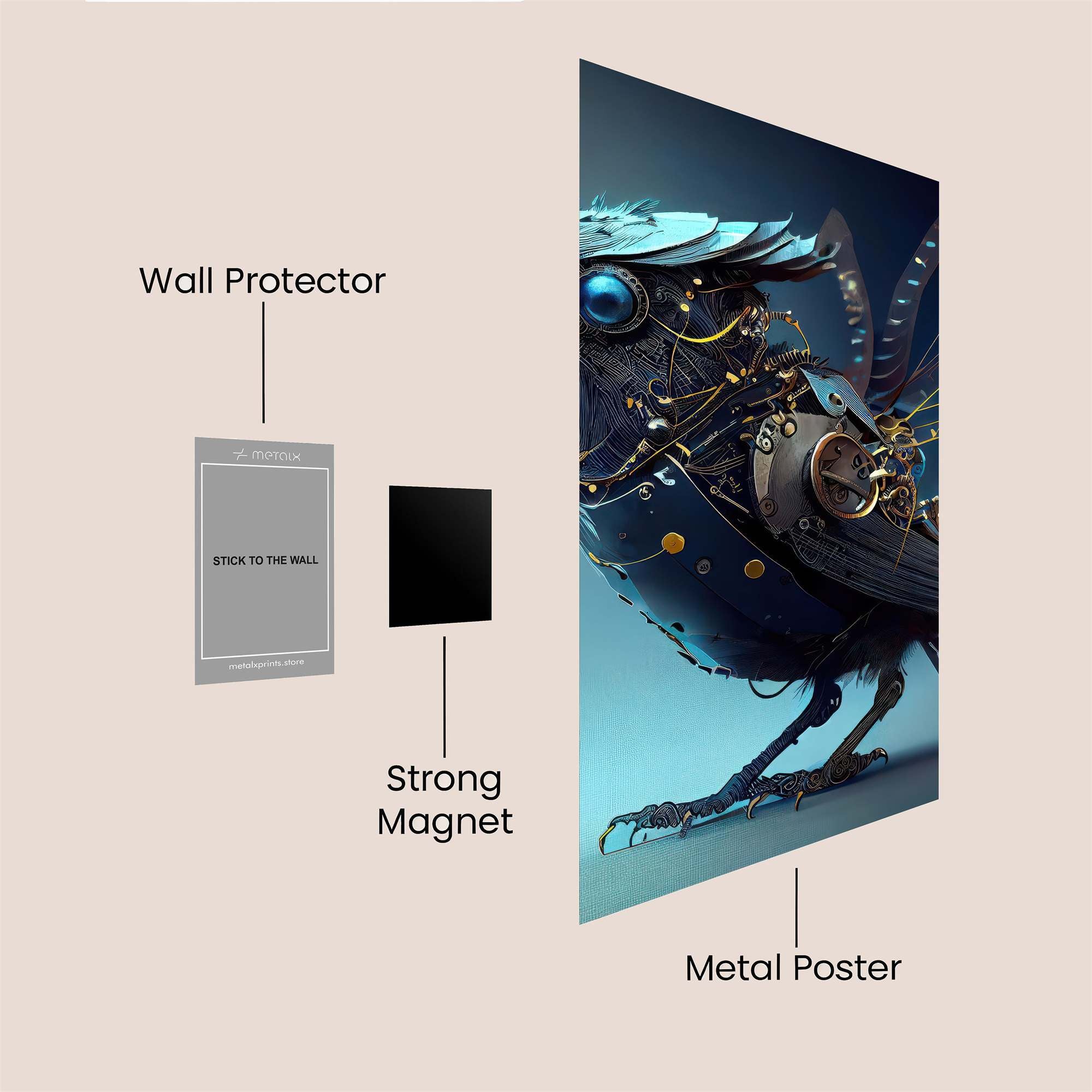 Mystique Enigma Safe Wall Magnetic / M