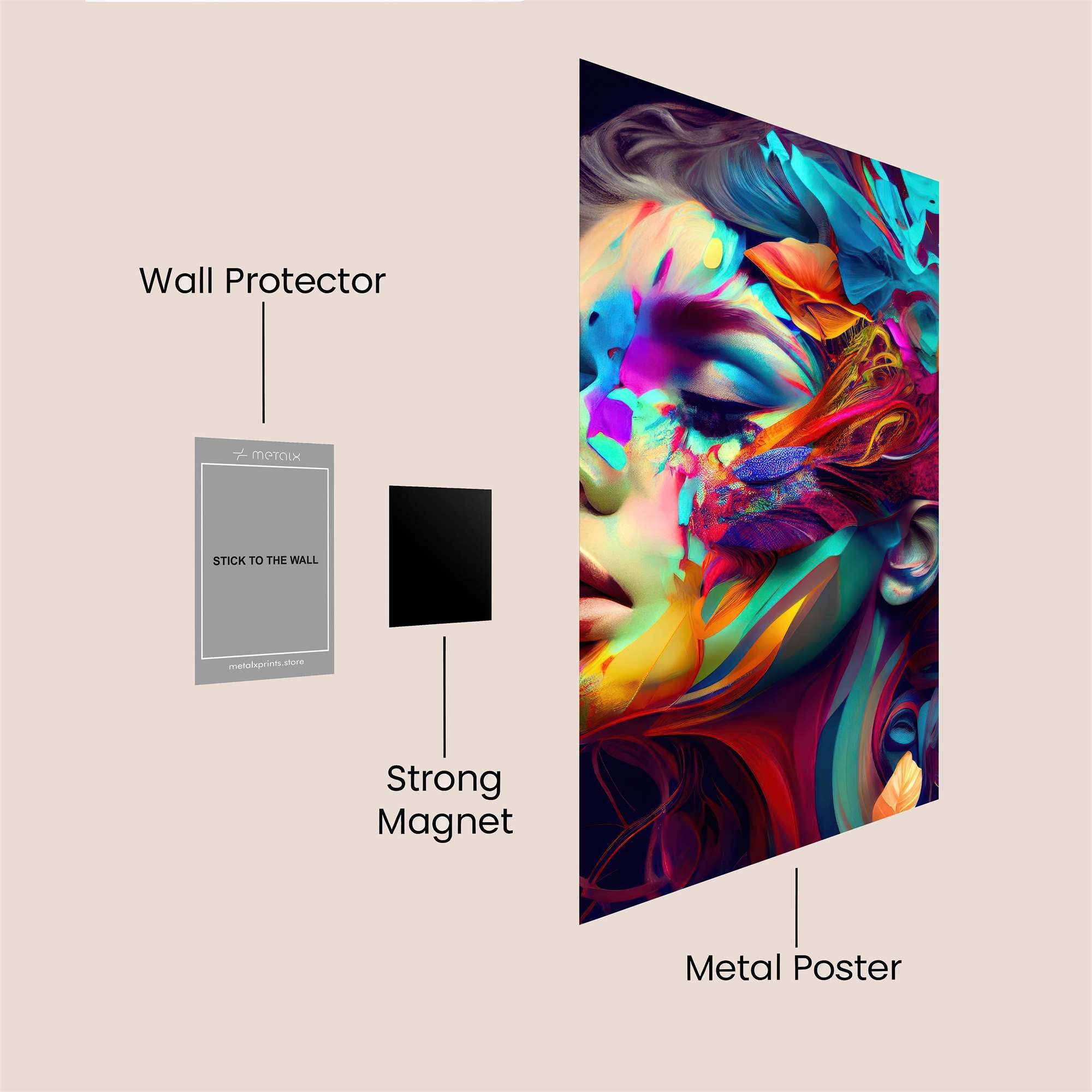 Firestorm Fury Safe Wall Magnetic / M