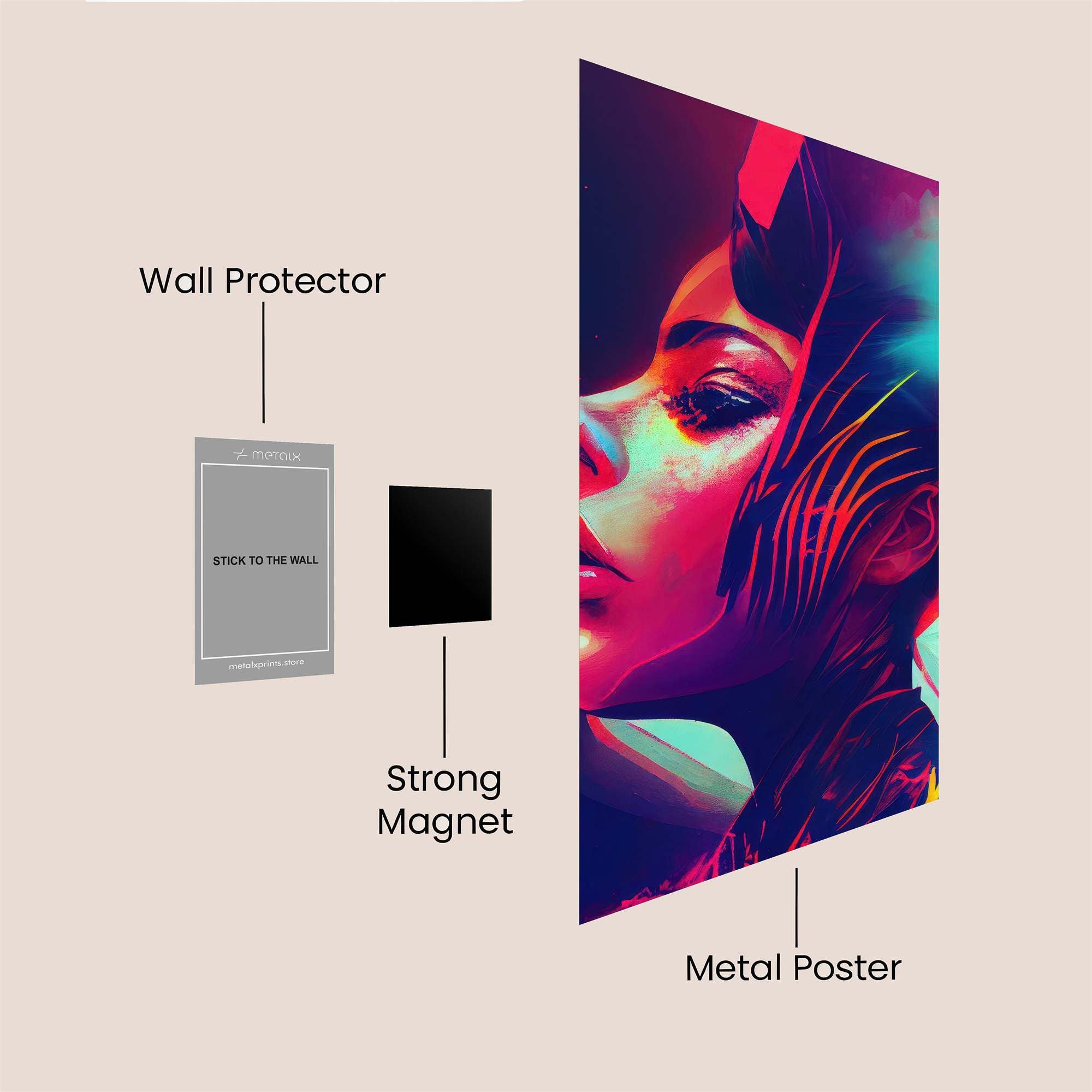 Cosmic Radiance Safe Wall Magnetic / M