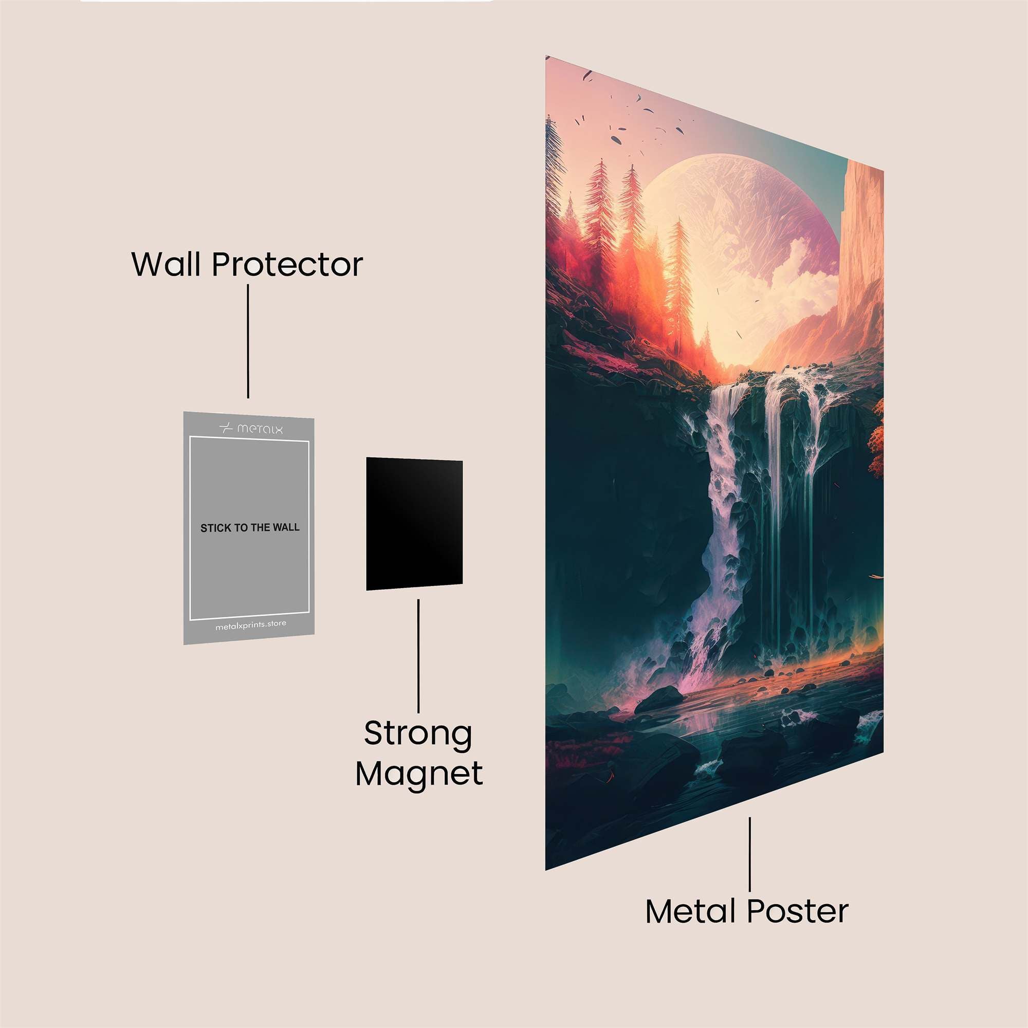 Dino Chill Safe Wall Magnetic / M