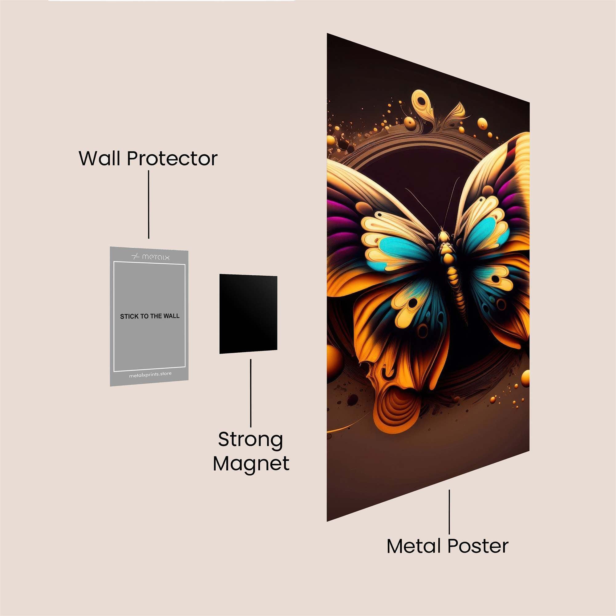 Subway Serene Safe Wall Magnetic / M