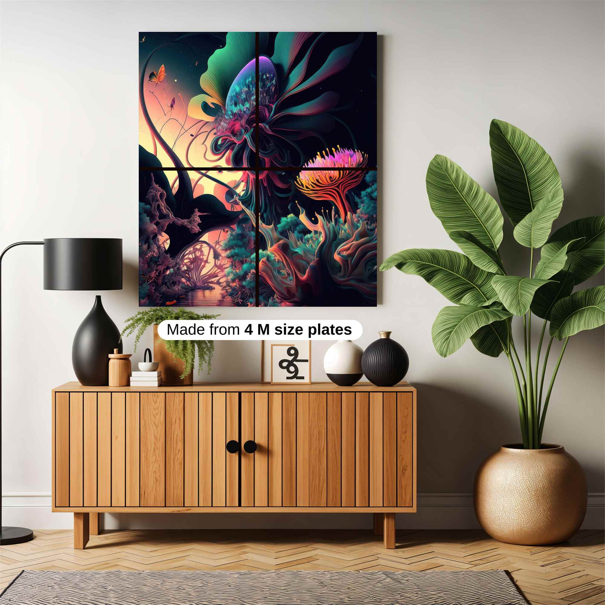 Alien Bloom Safe Wall Magnetic / M