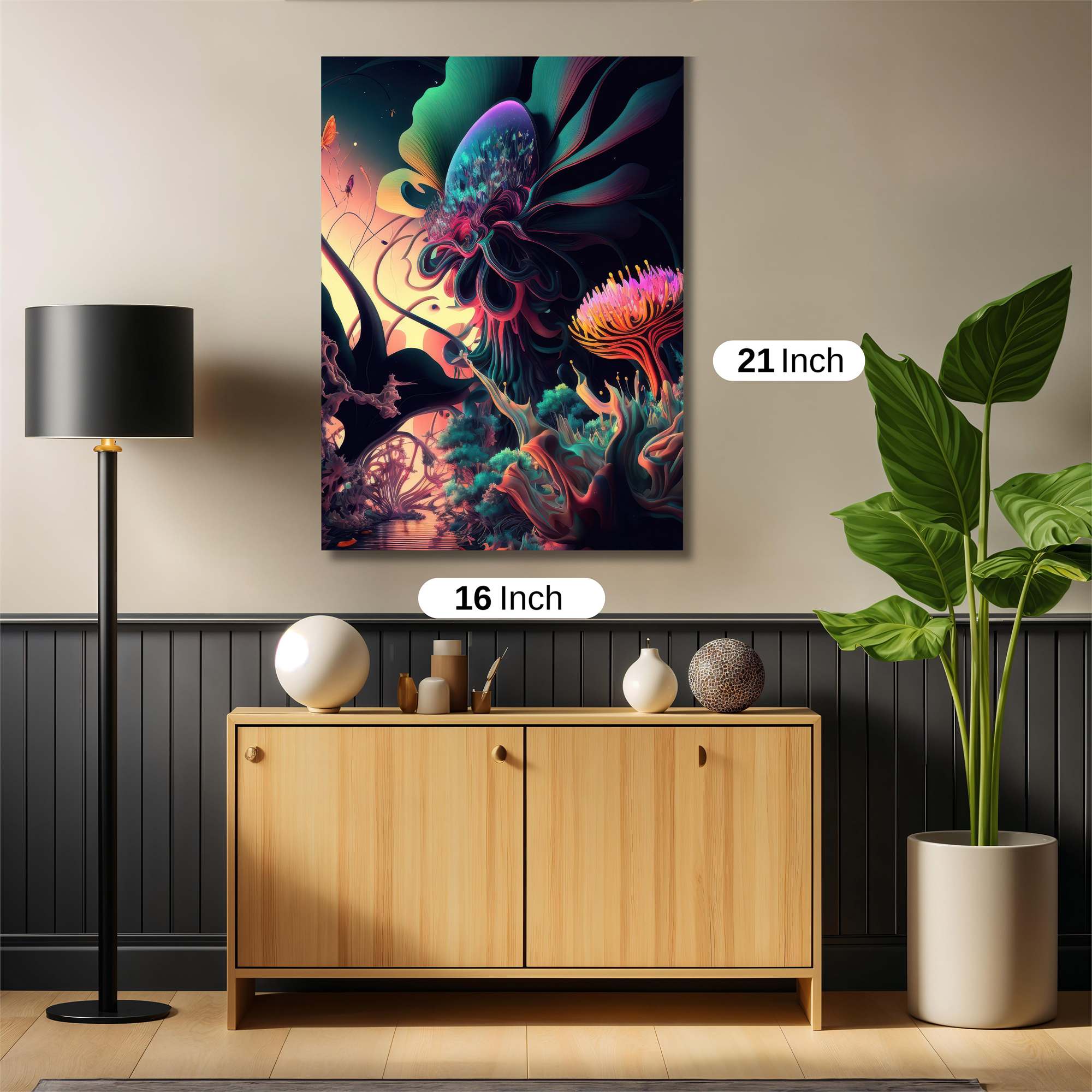 Alien Bloom Safe Wall Magnetic / M