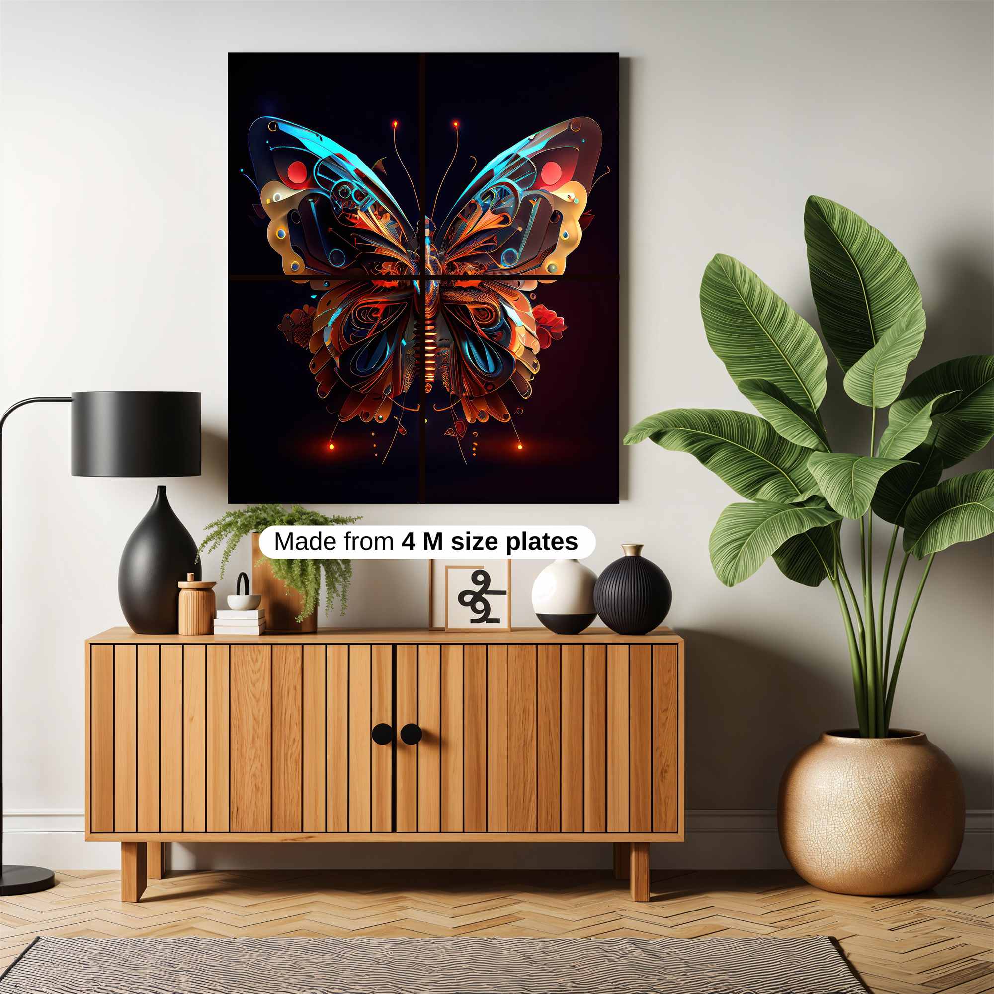Butterfly Radiance Safe Wall Magnetic / M