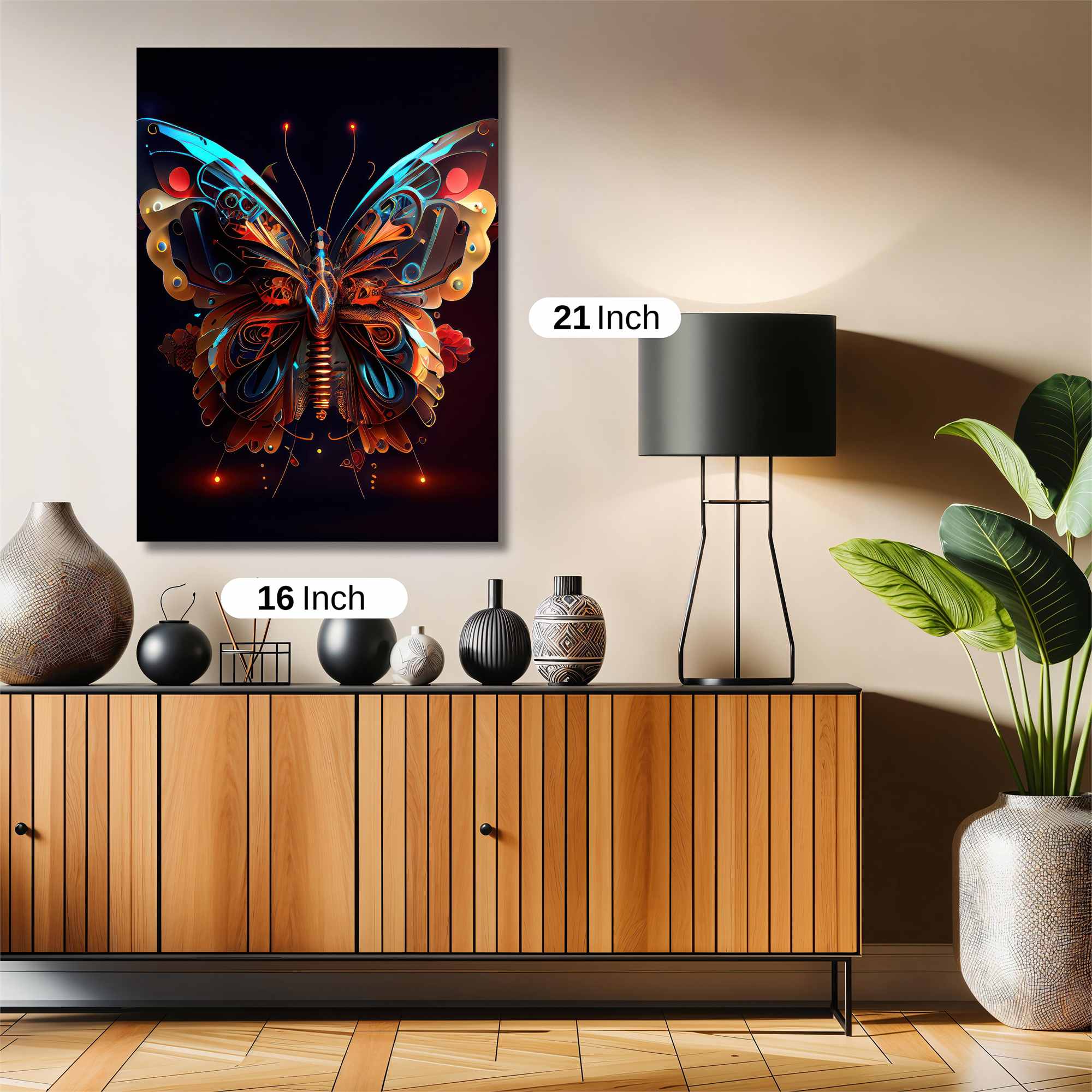 Butterfly Radiance Safe Wall Magnetic / M