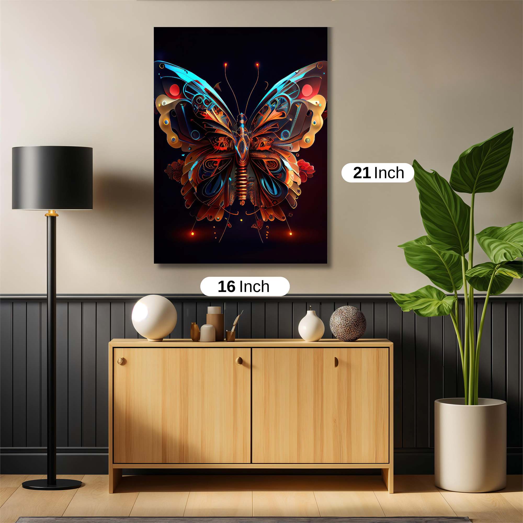 Butterfly Radiance Safe Wall Magnetic / M