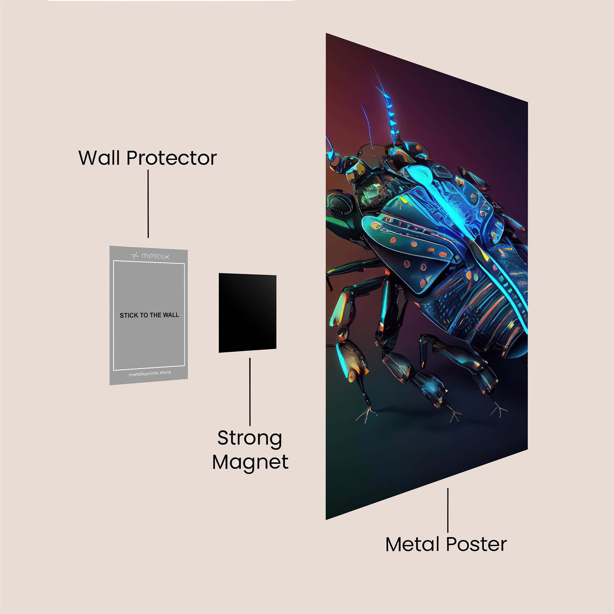 Godzilla Apocalyptic Safe Wall Magnetic / M