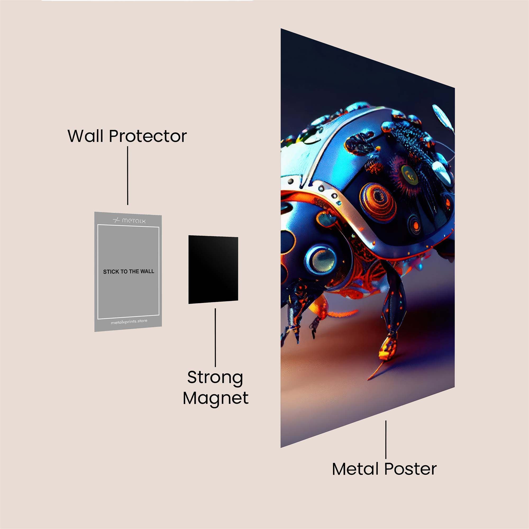 Gaze Intense Safe Wall Magnetic / M