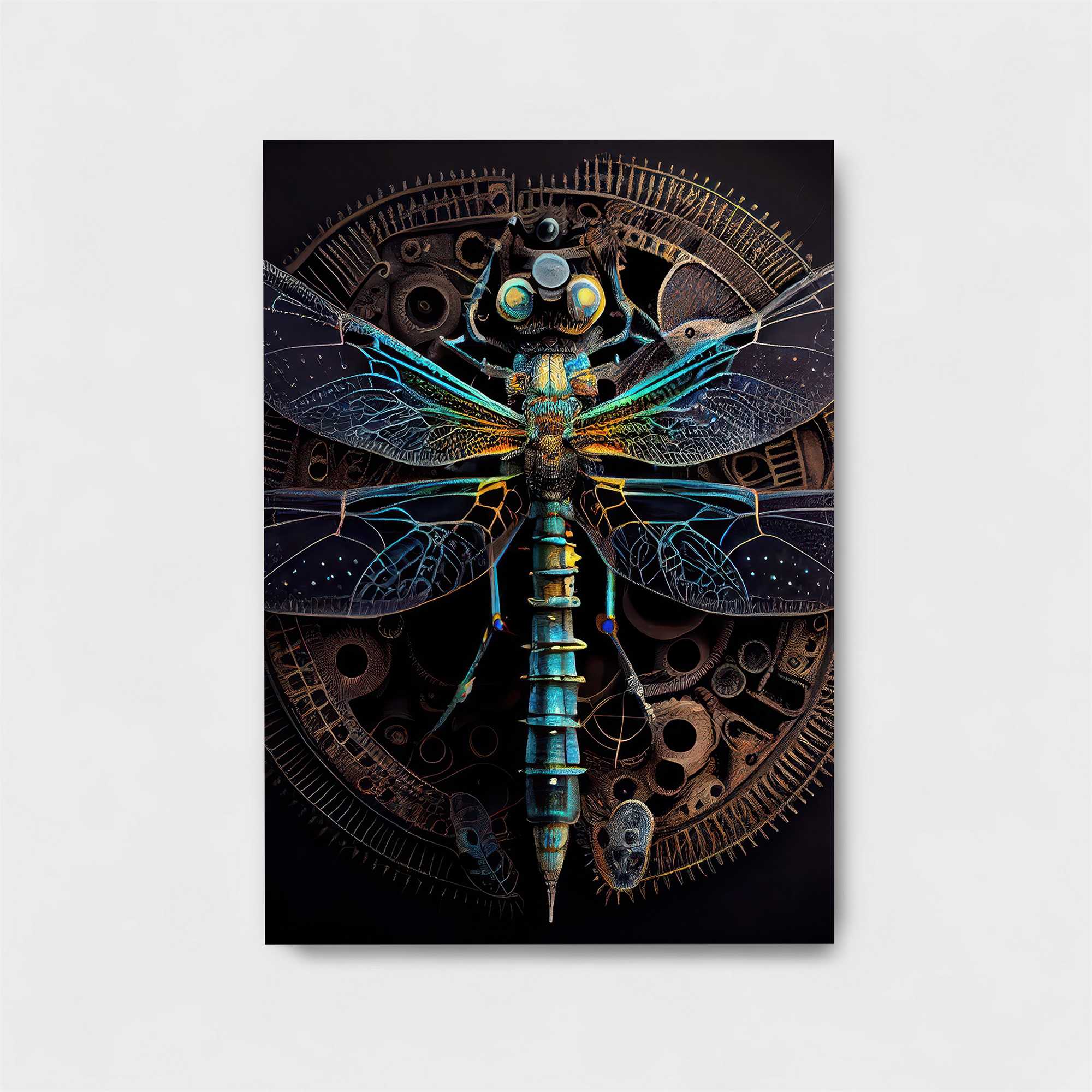 Dragonfly Steampunk Safe Wall Magnetic / M