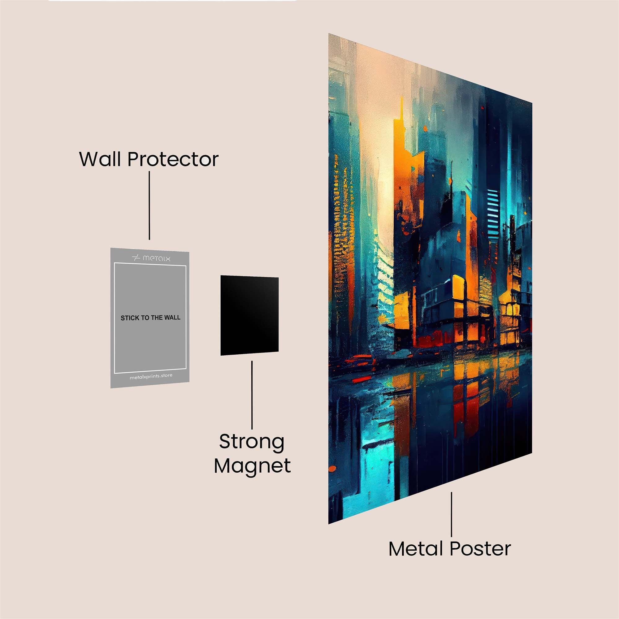 Mind Burst Safe Wall Magnetic / M