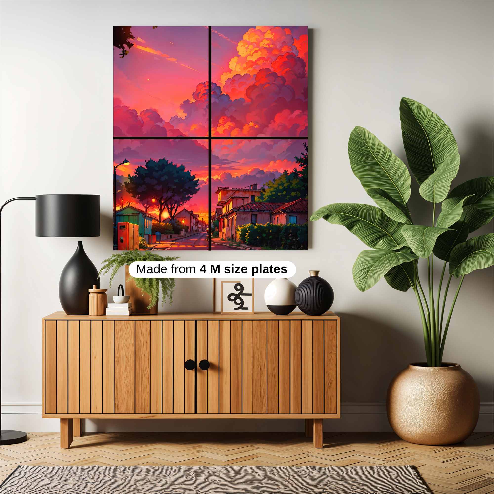 Sunset Serenity Safe Wall Magnetic / M