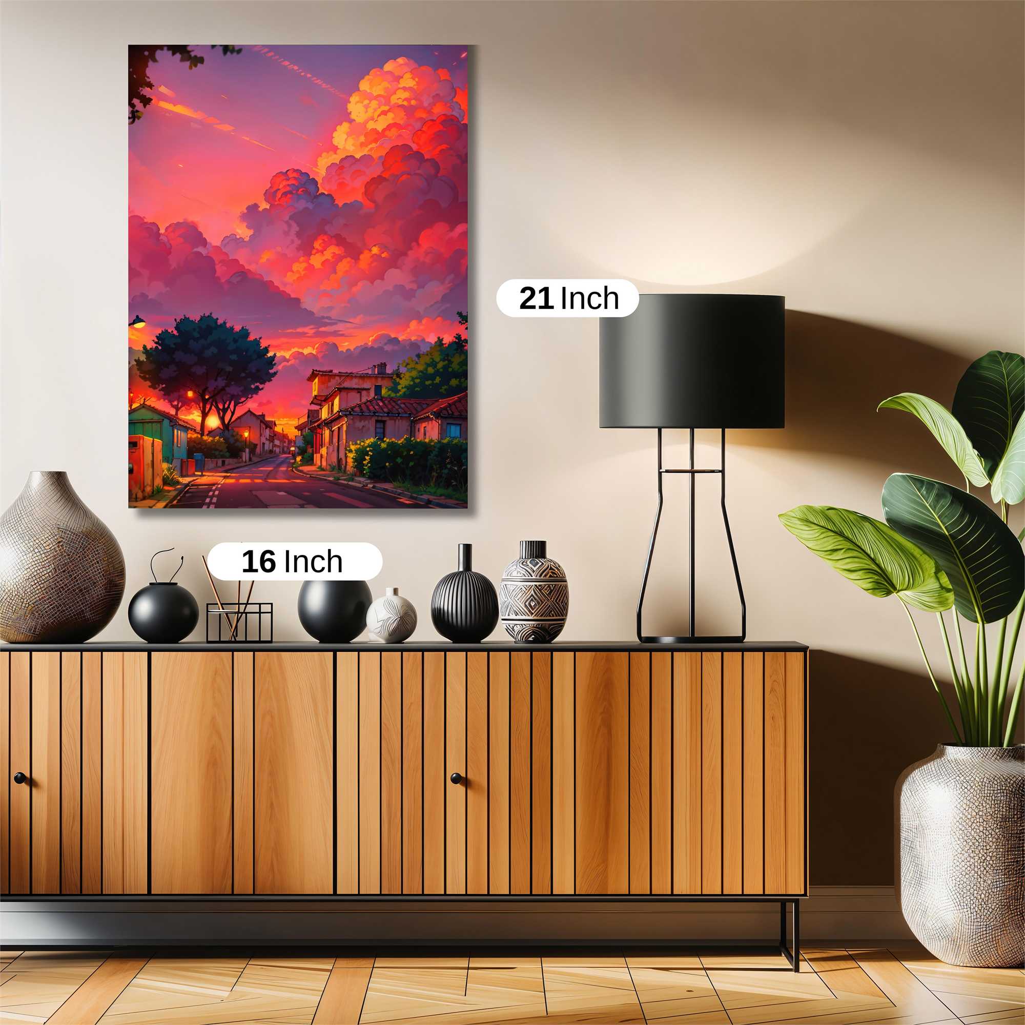 Sunset Serenity Safe Wall Magnetic / M