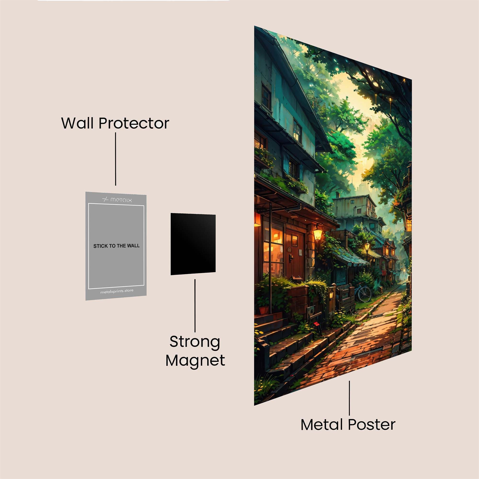 Lantern Serenity Safe Wall Magnetic / M