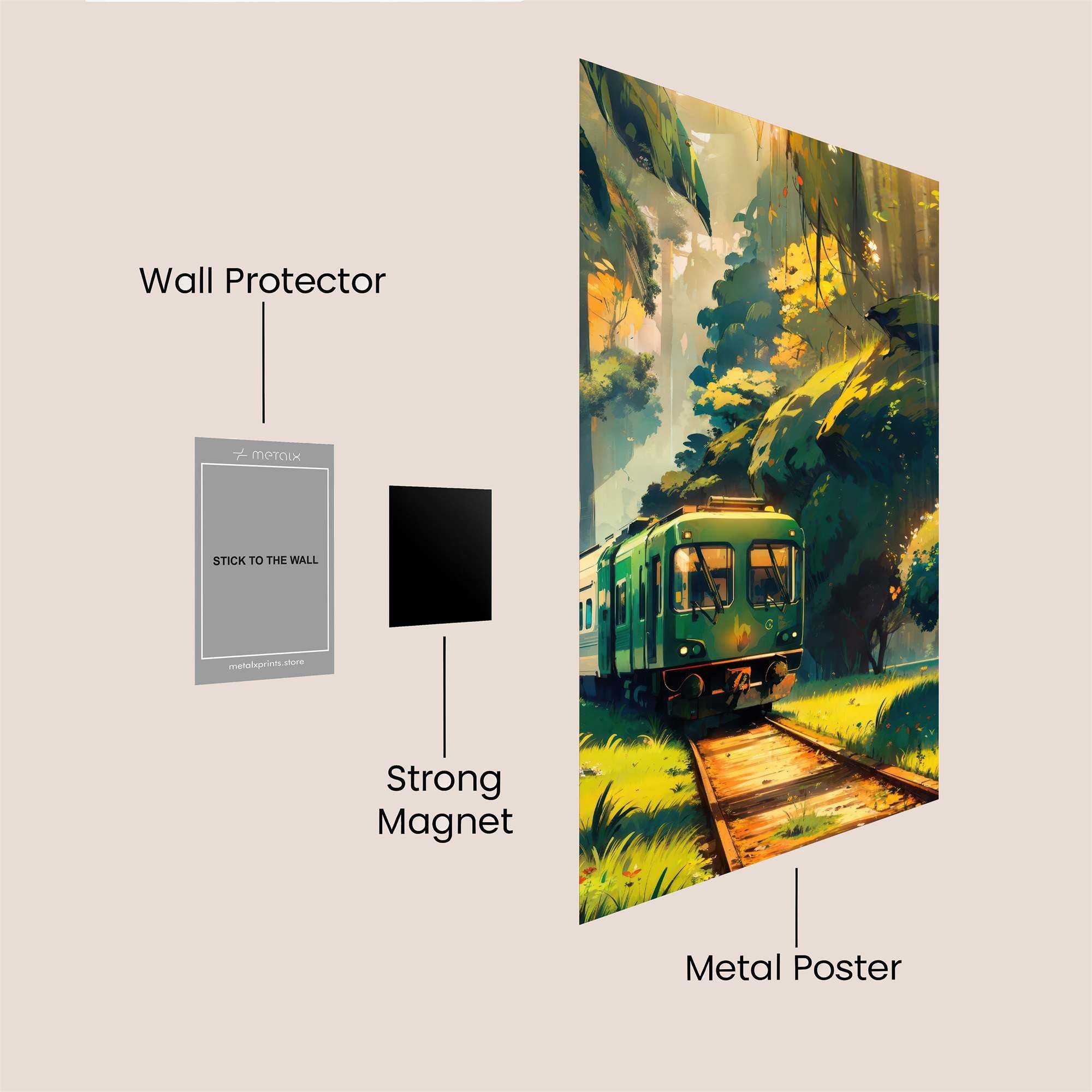 Forest Whimsy Safe Wall Magnetic / M