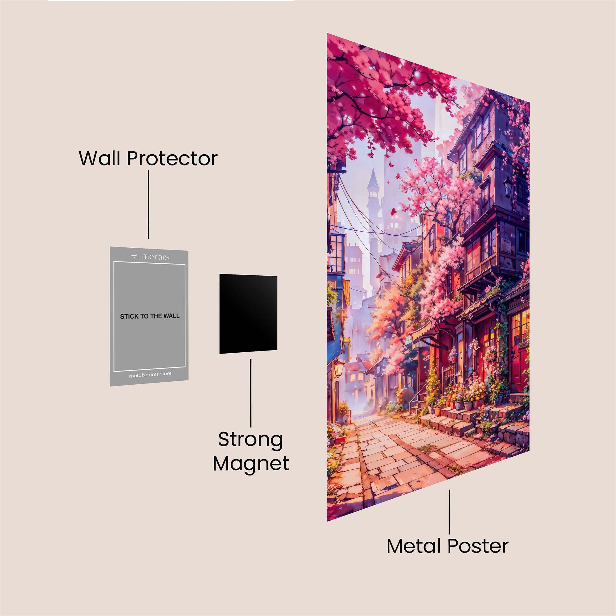 CherryWhimsy Safe Wall Magnetic / M