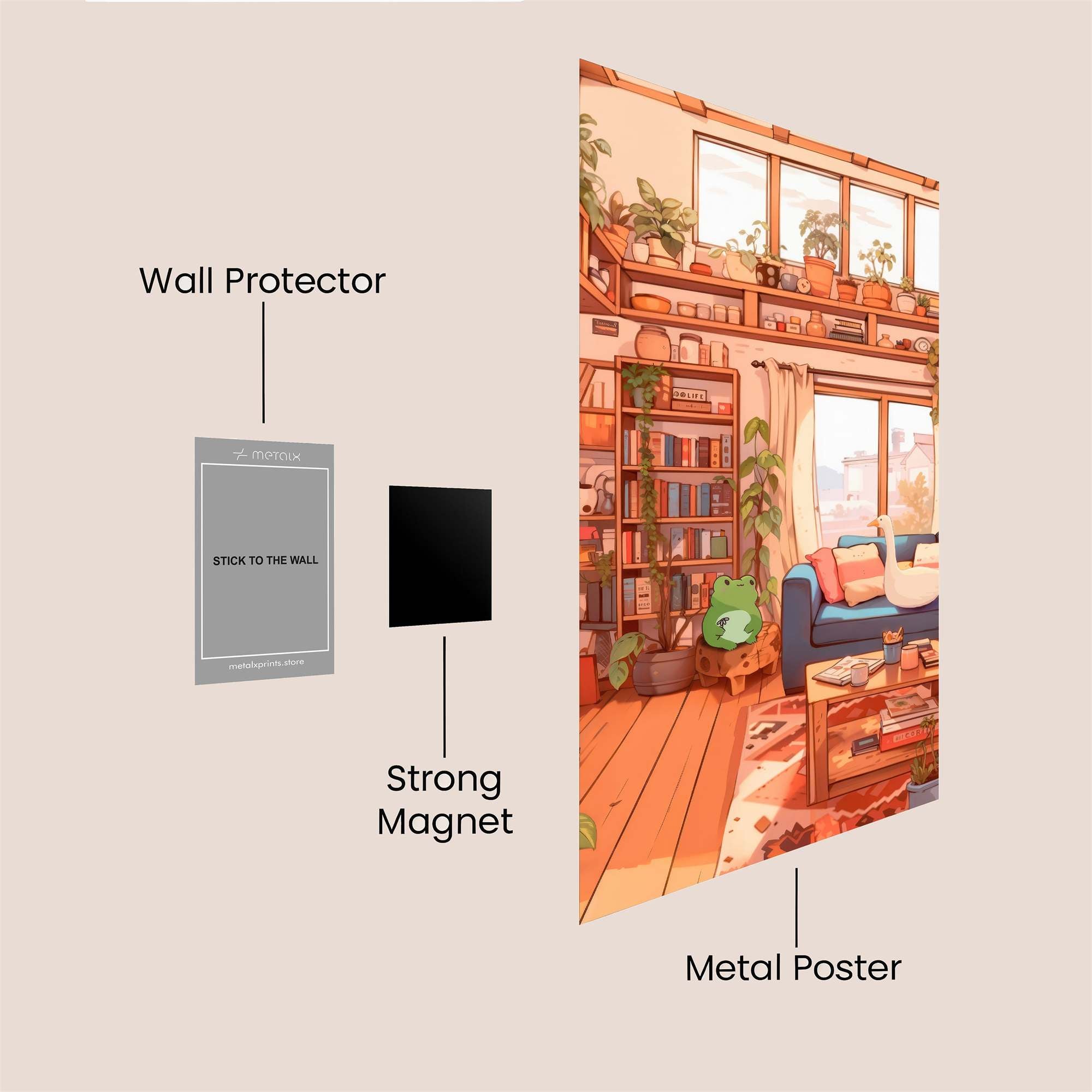 Cozy Haven Safe Wall Magnetic / M